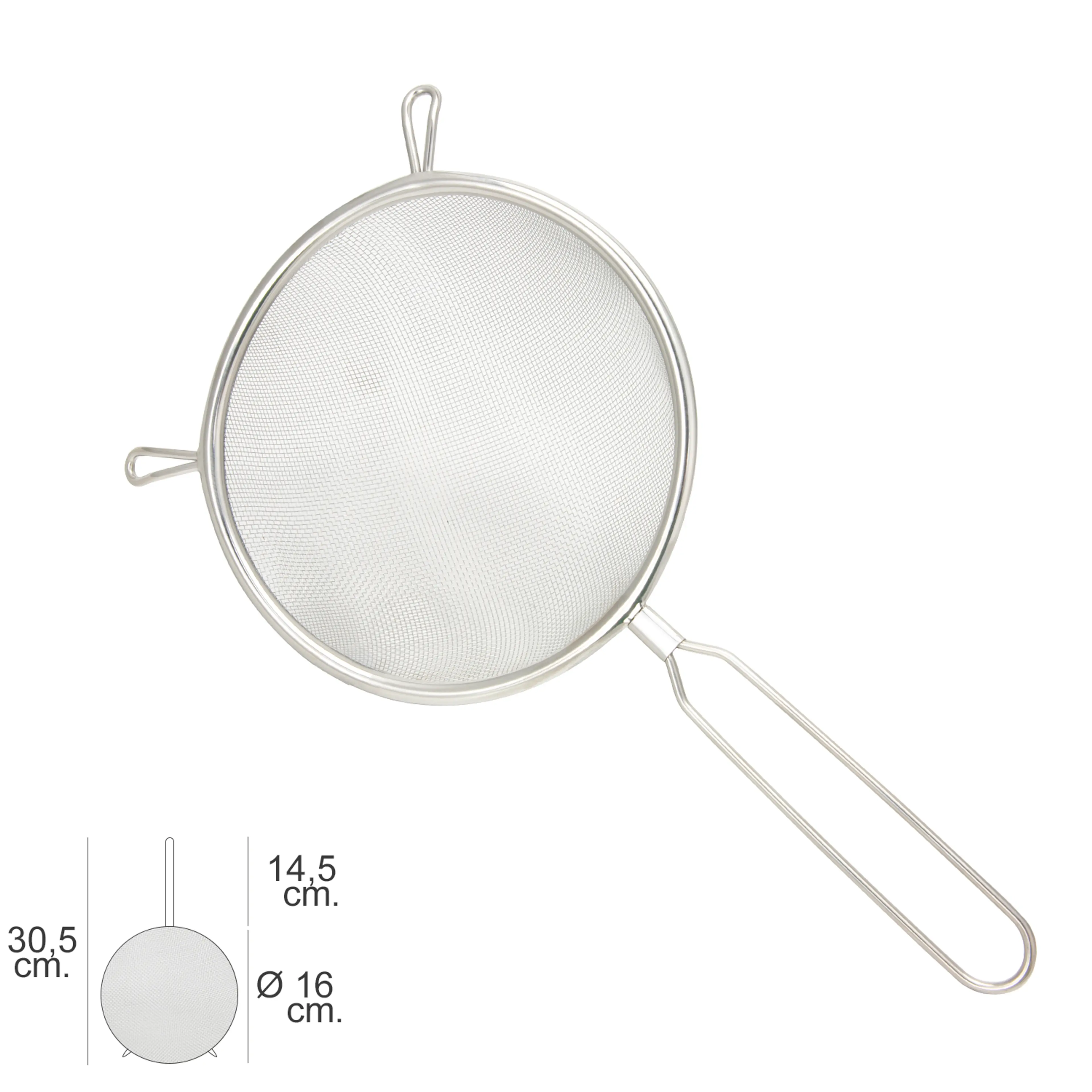 COLADOR ACERO INOXIDABLE BASIC Ø 16