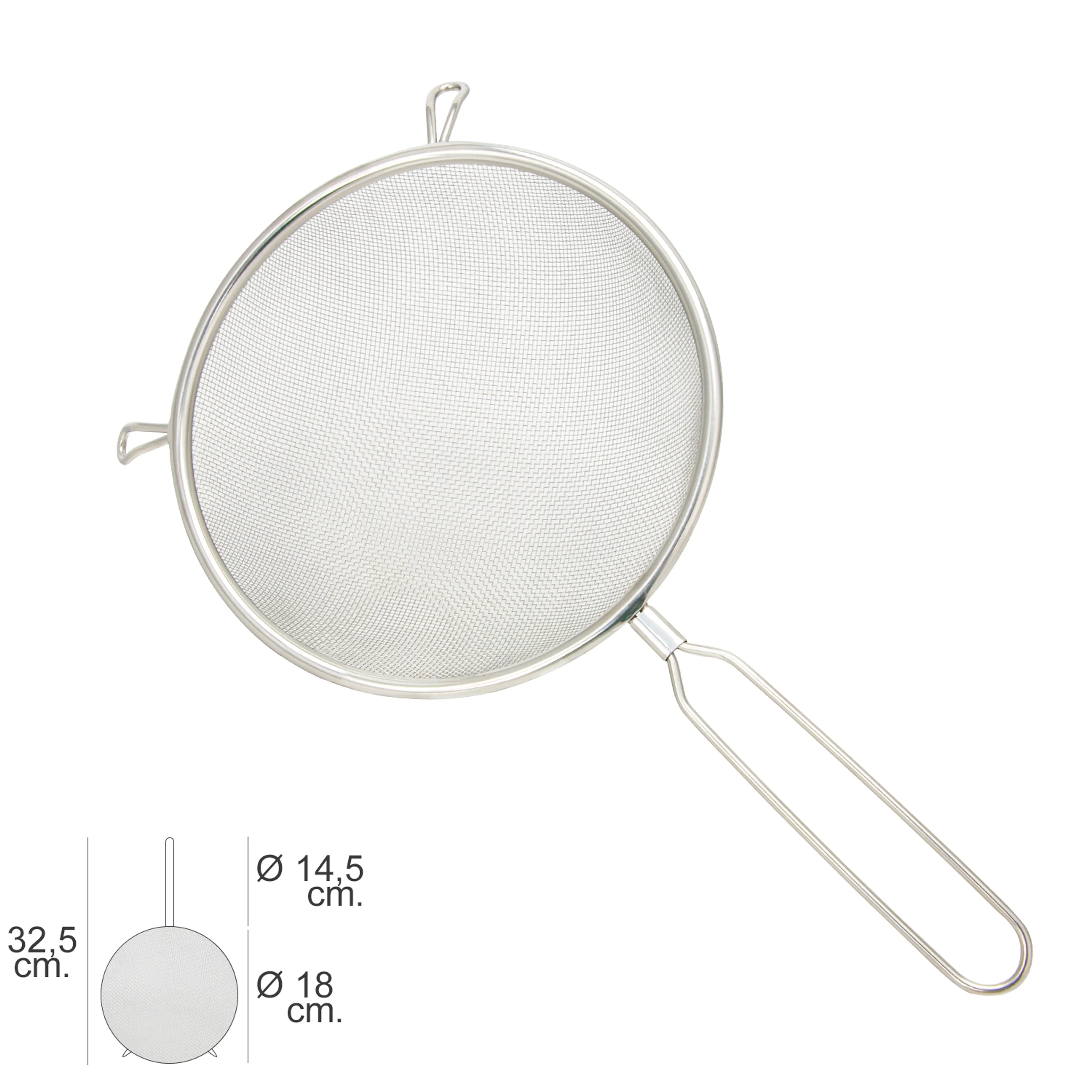 COLADOR ACERO INOXIDABLE BASIC Ø 18