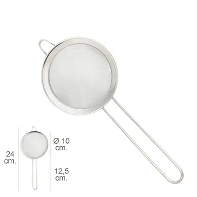 COLADOR ACERO INOXIDALE PLUS Ø 10 X