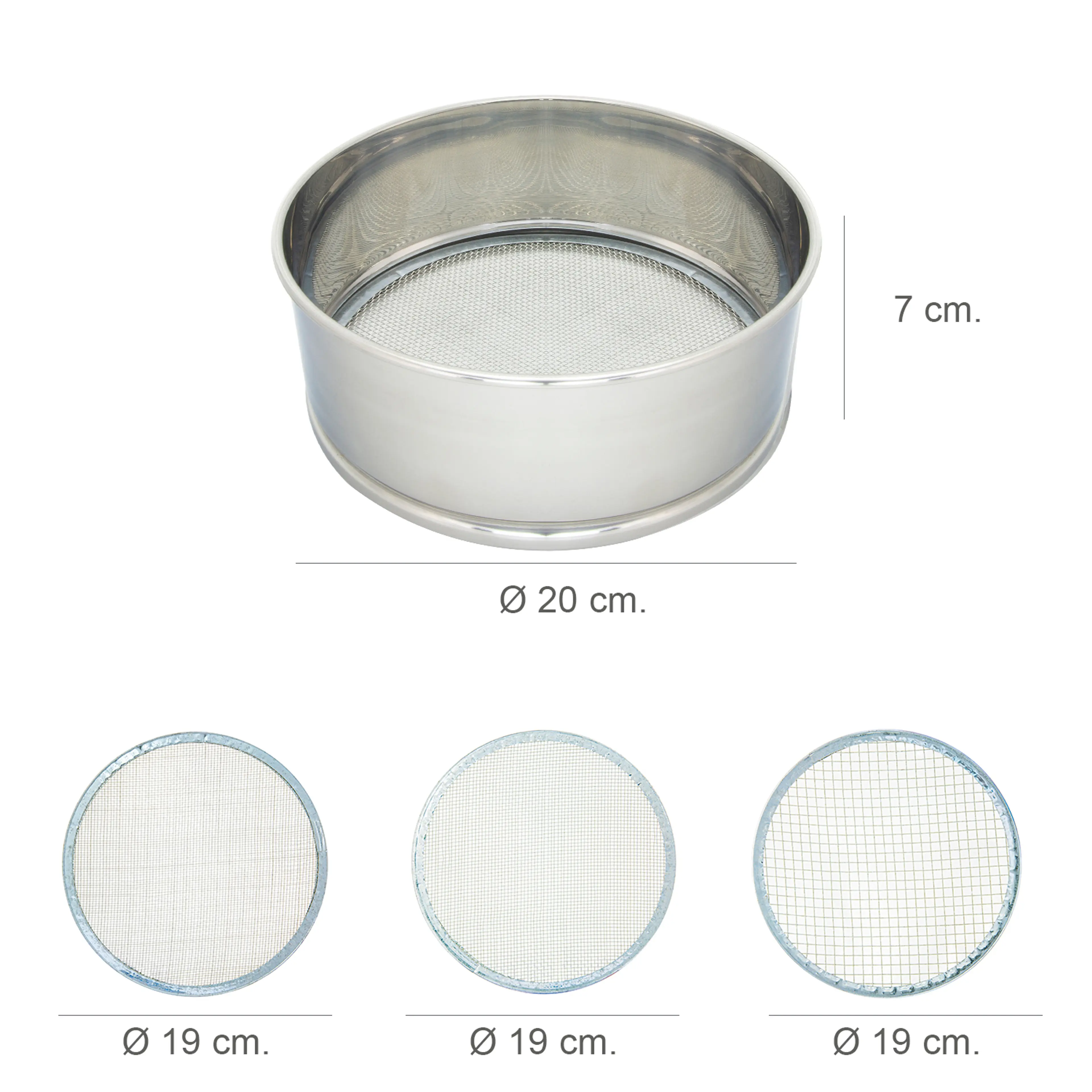 HARINERO TAMIZADOR ACERO INOXIDABLE