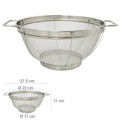 ESCURRIDOR MALLA ACERO INOXIDABLE C