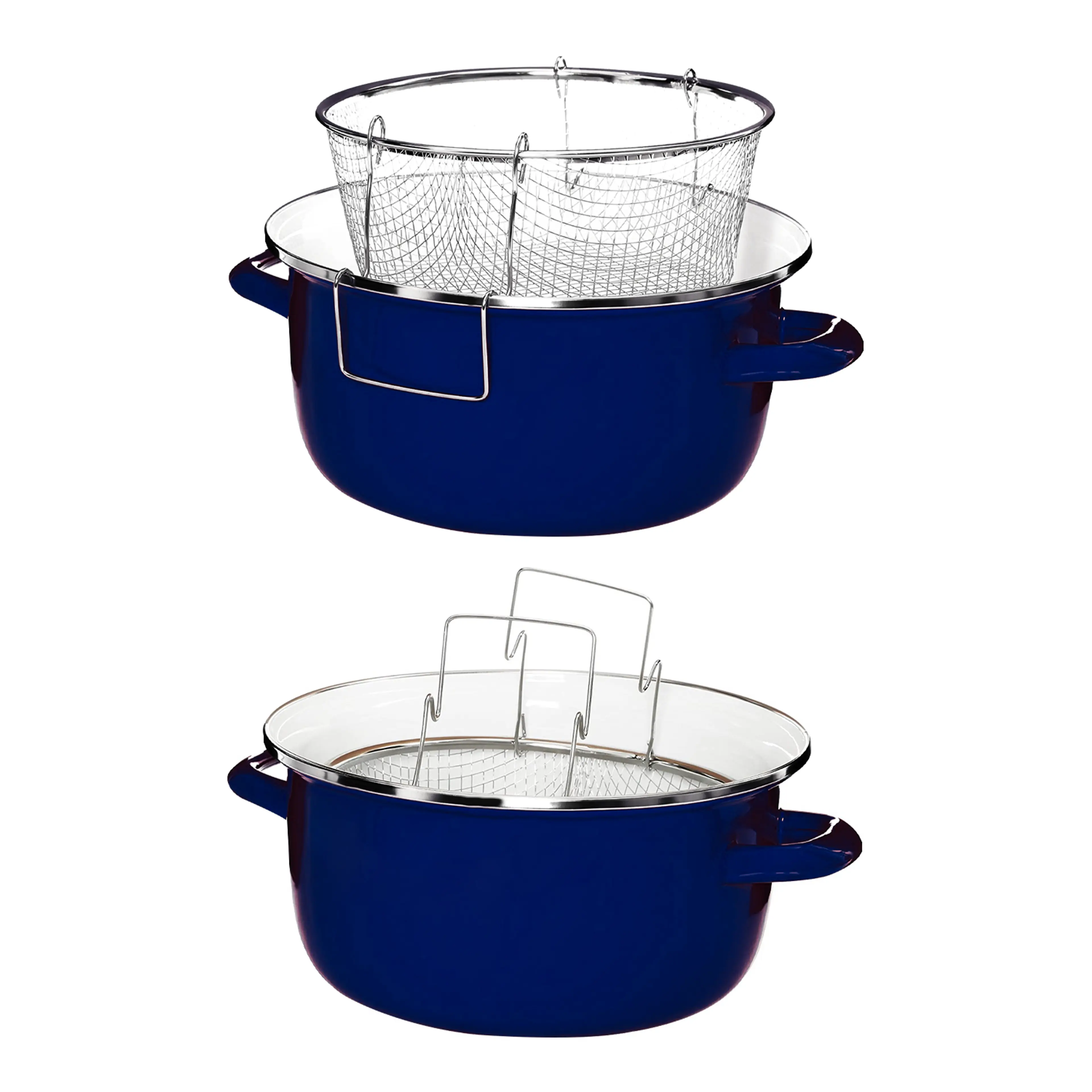 CESTA FREIR ACERO INOXIDABLE CON AS