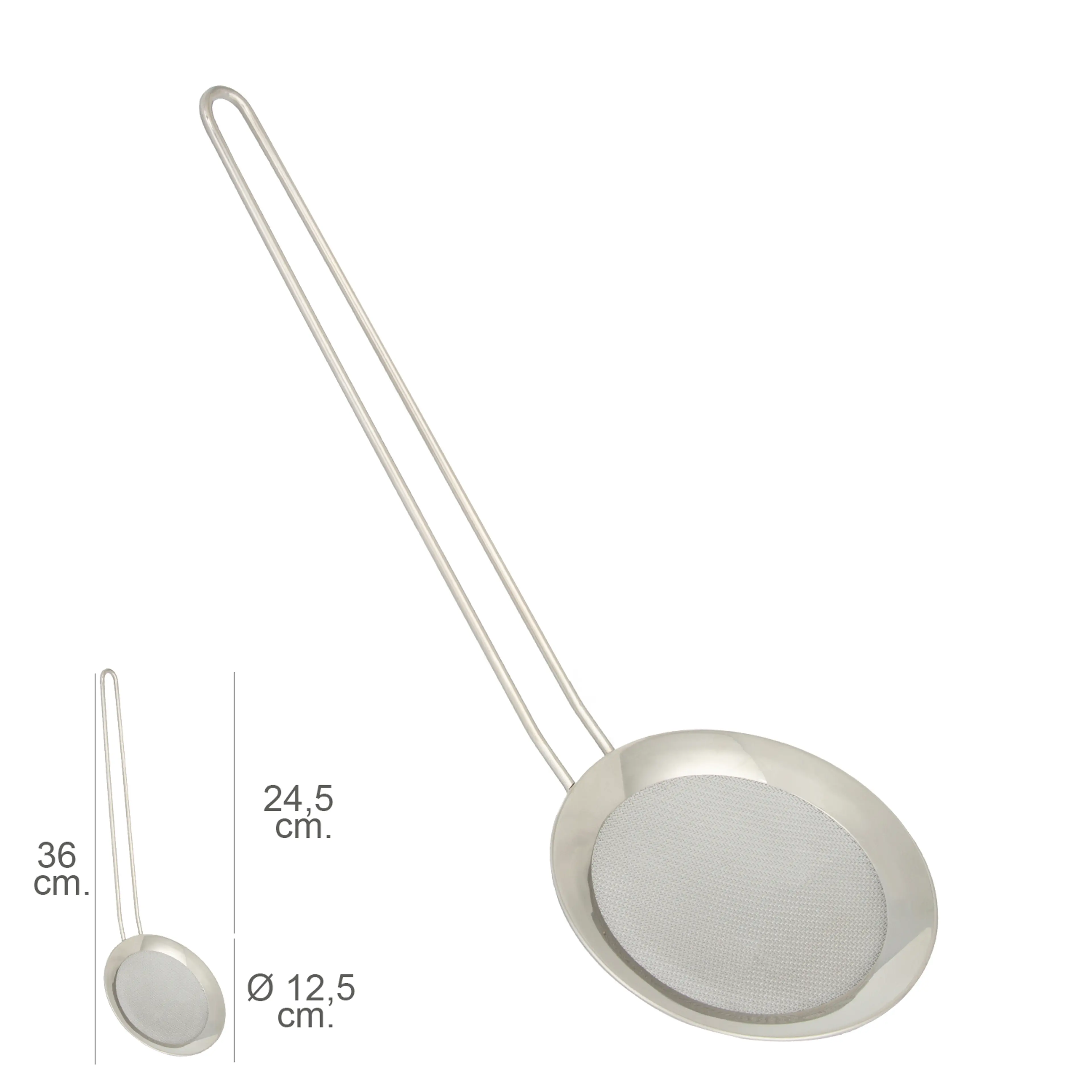 ESPUMADERA MALLA ACERO INOXIDABLE Ø