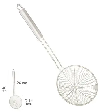 ESPUMADERA ALAMBRE ACERO INOXIDABLE