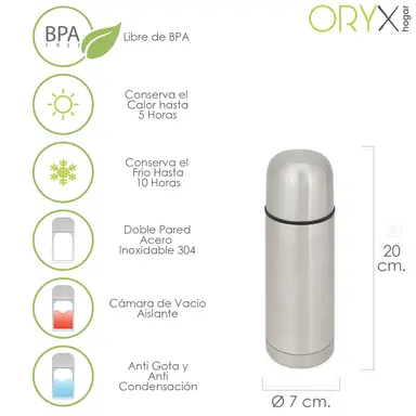 TERMO LIQUIDOS ACERO INOXIDABLE ANT
