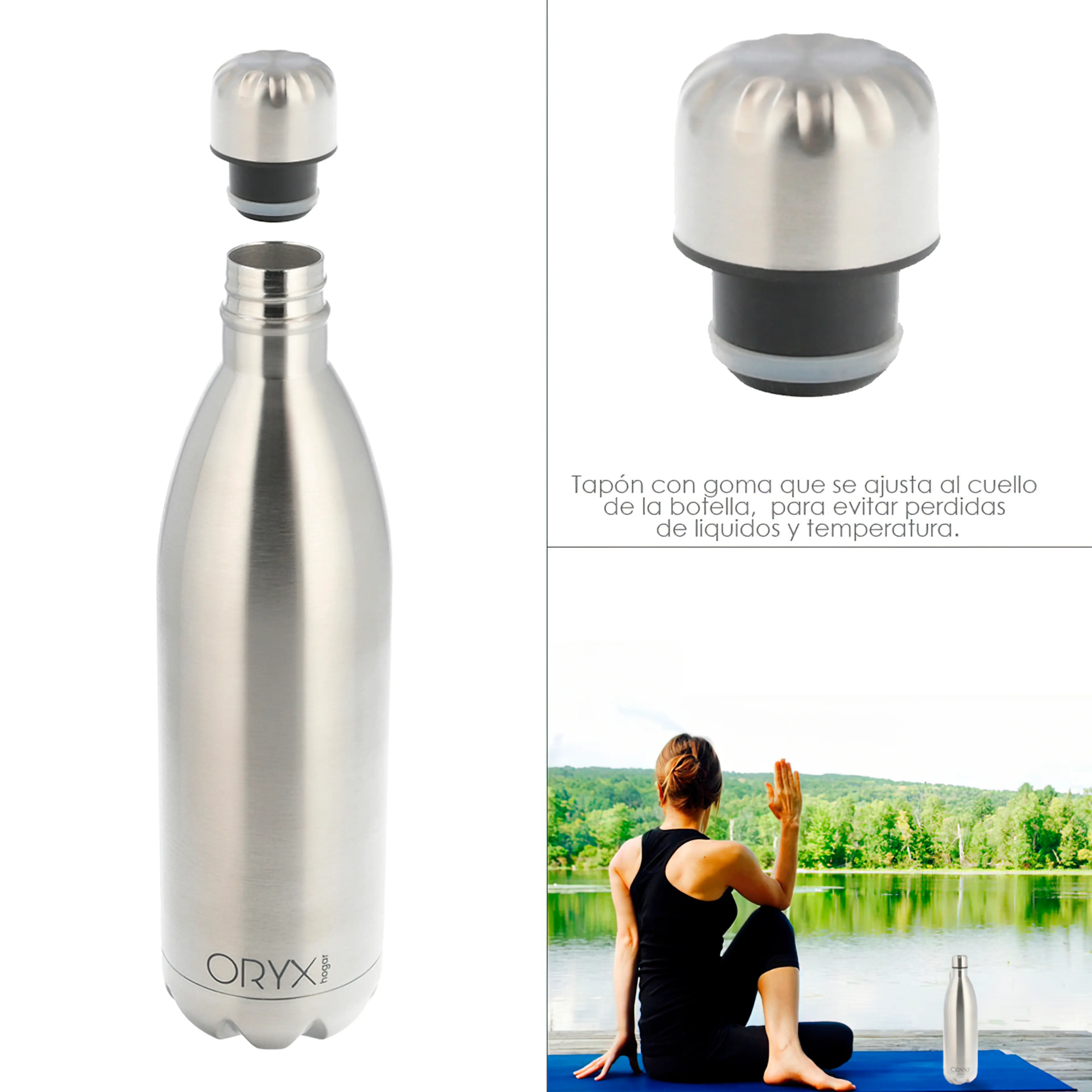 BOTELLA TERMICA ACERO INOXIDABLE AN