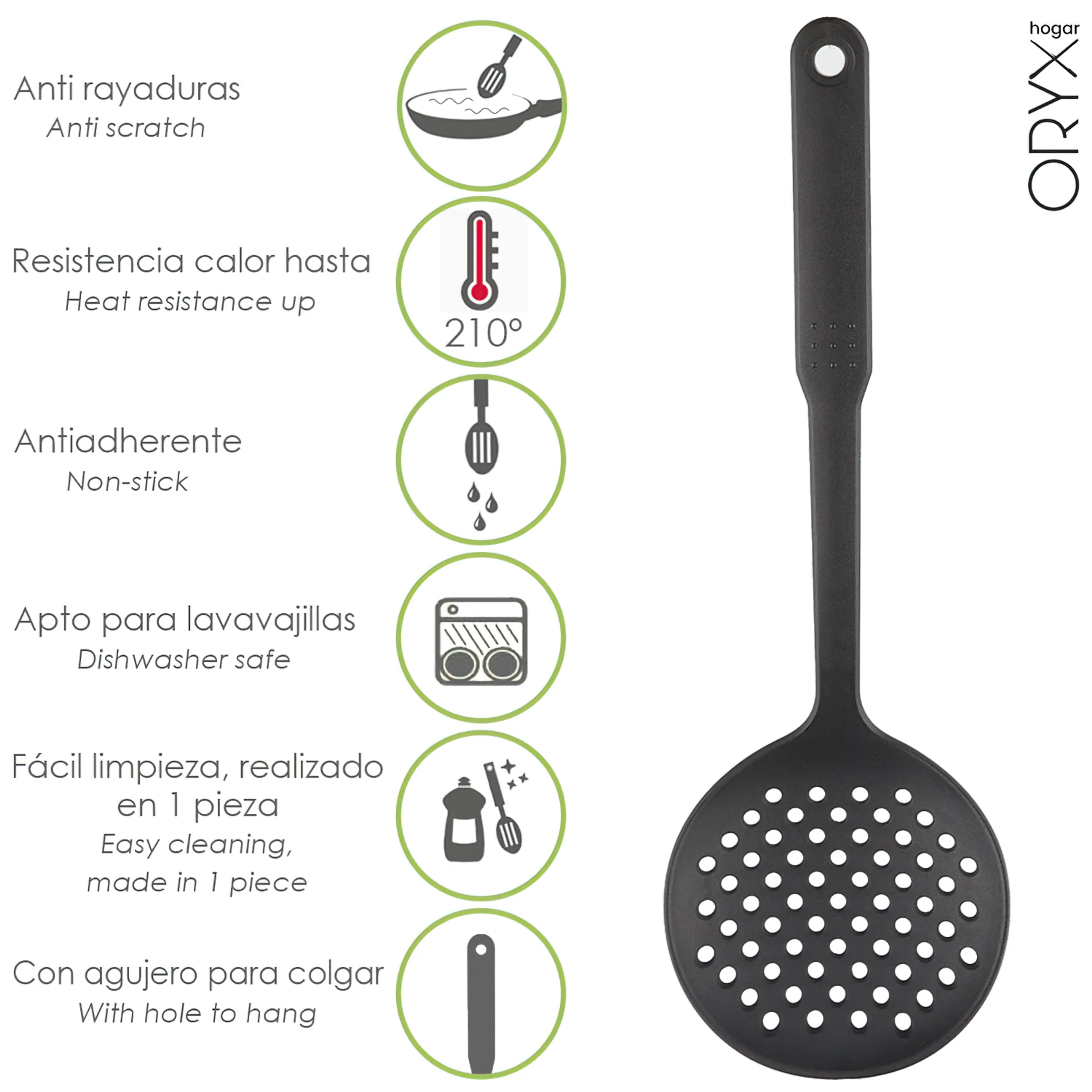 ESPUMADERA COCINA NYLON BASIC 33,5 