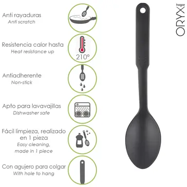 CUCHARA COCINA NYLON BASIC 30,5 X 7