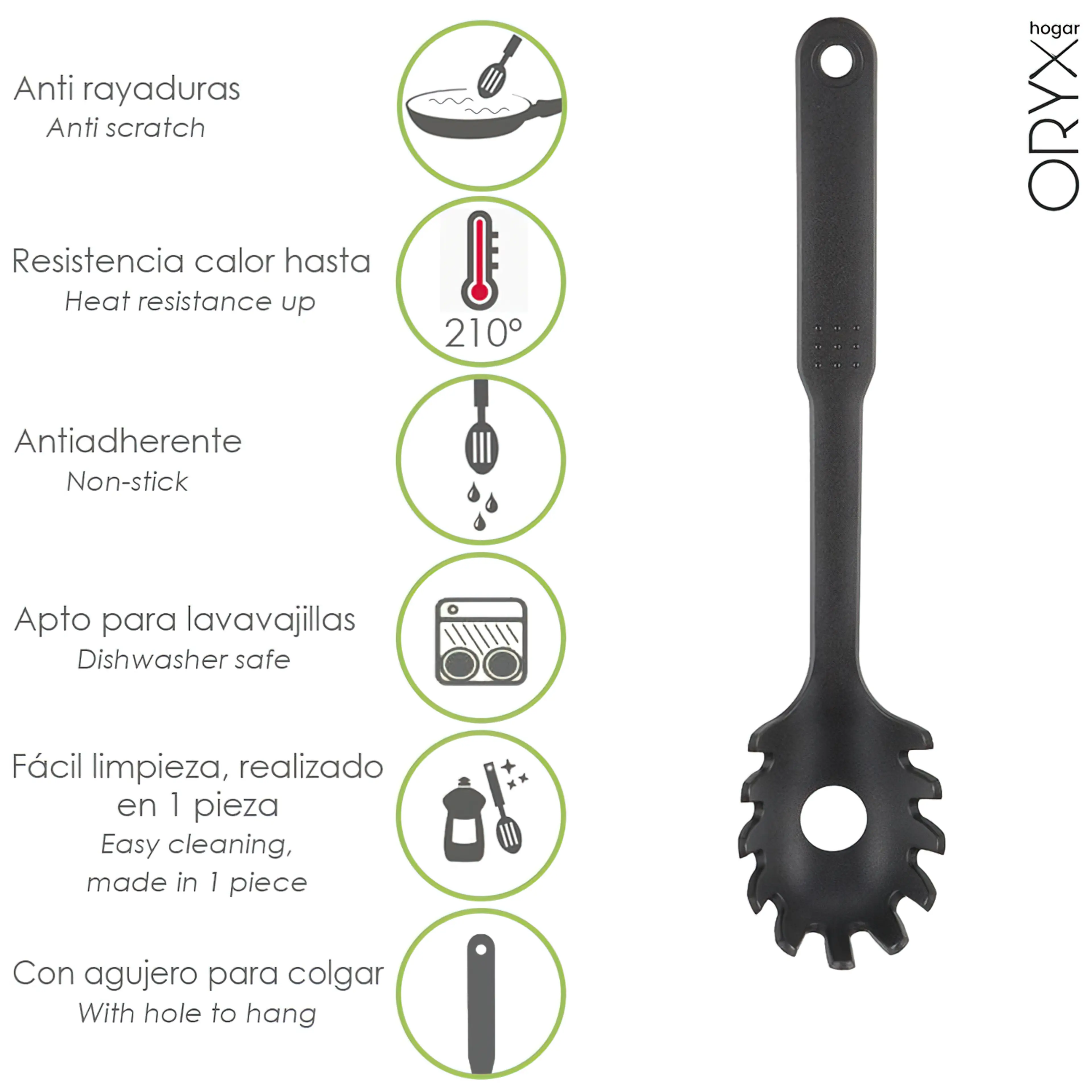 SERVIDOR ESPAGUETIS NYLON BASIC 30 