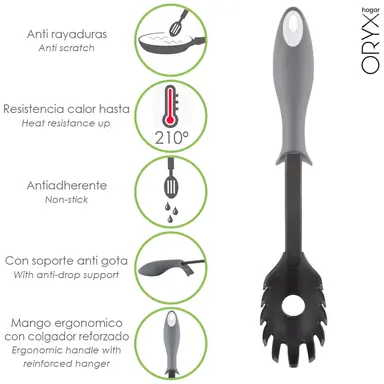 SERVIDOR ESPAGUETIS NYLON CON MANGO