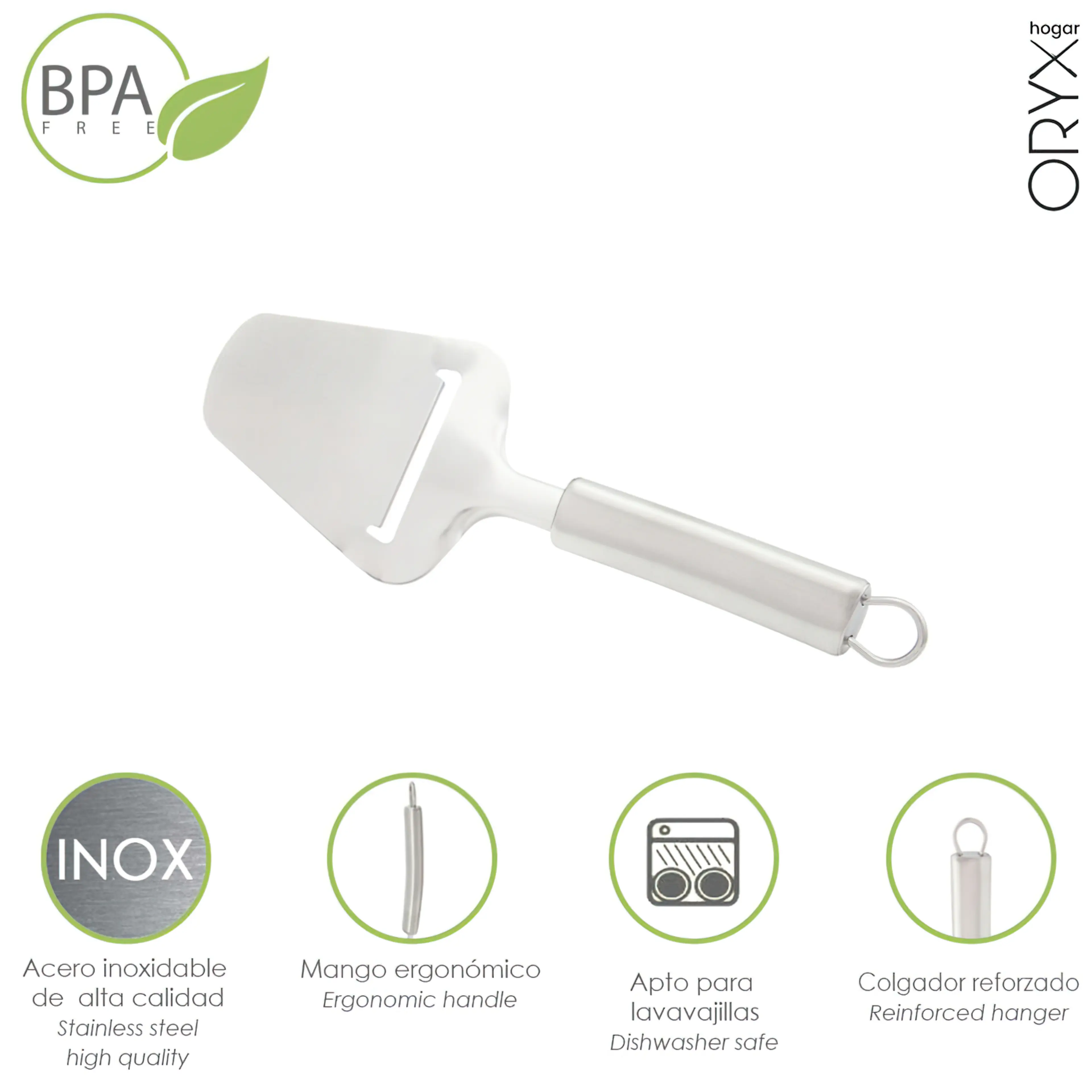 CORTADOR DE QUESO ACERO INOXIDABLE 