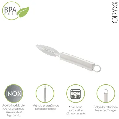 PELADOR FRUTAS / VERDURAS ACERO INO