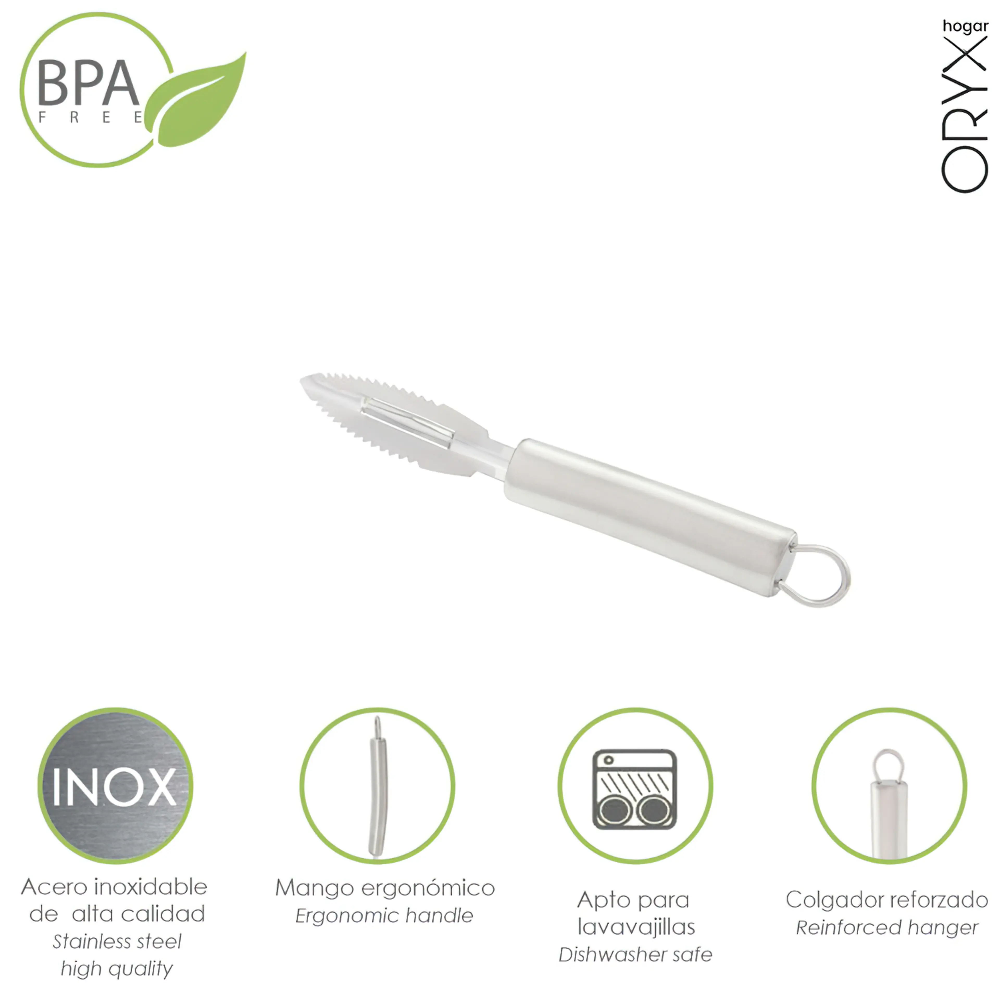 PELADOR FRUTAS / VERDURAS ACERO INO