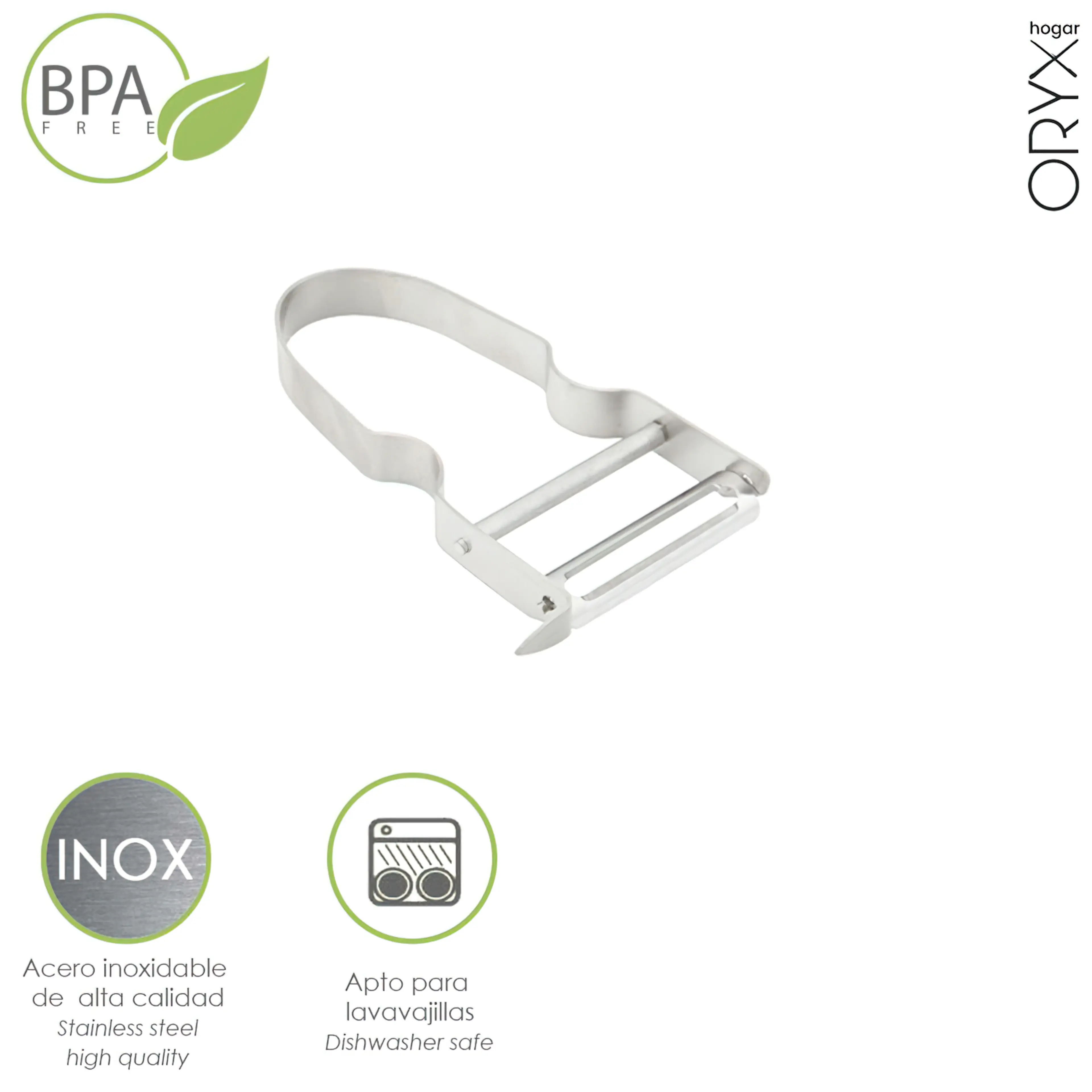 PELAPATATAS ACERO INOX 5 X 10,6 (AL