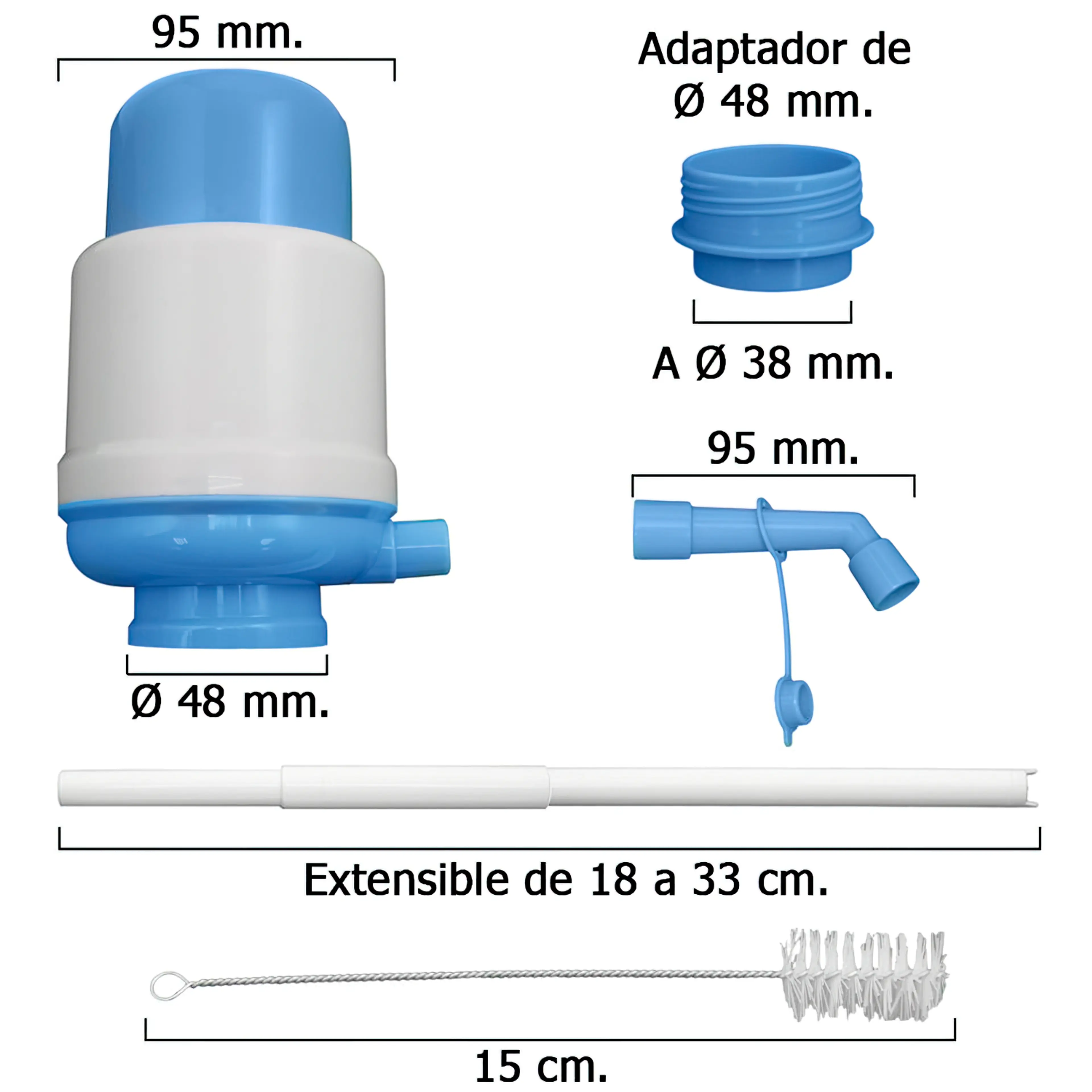 DISPENSADOR DE AGUA PARA GARRAFAS Y