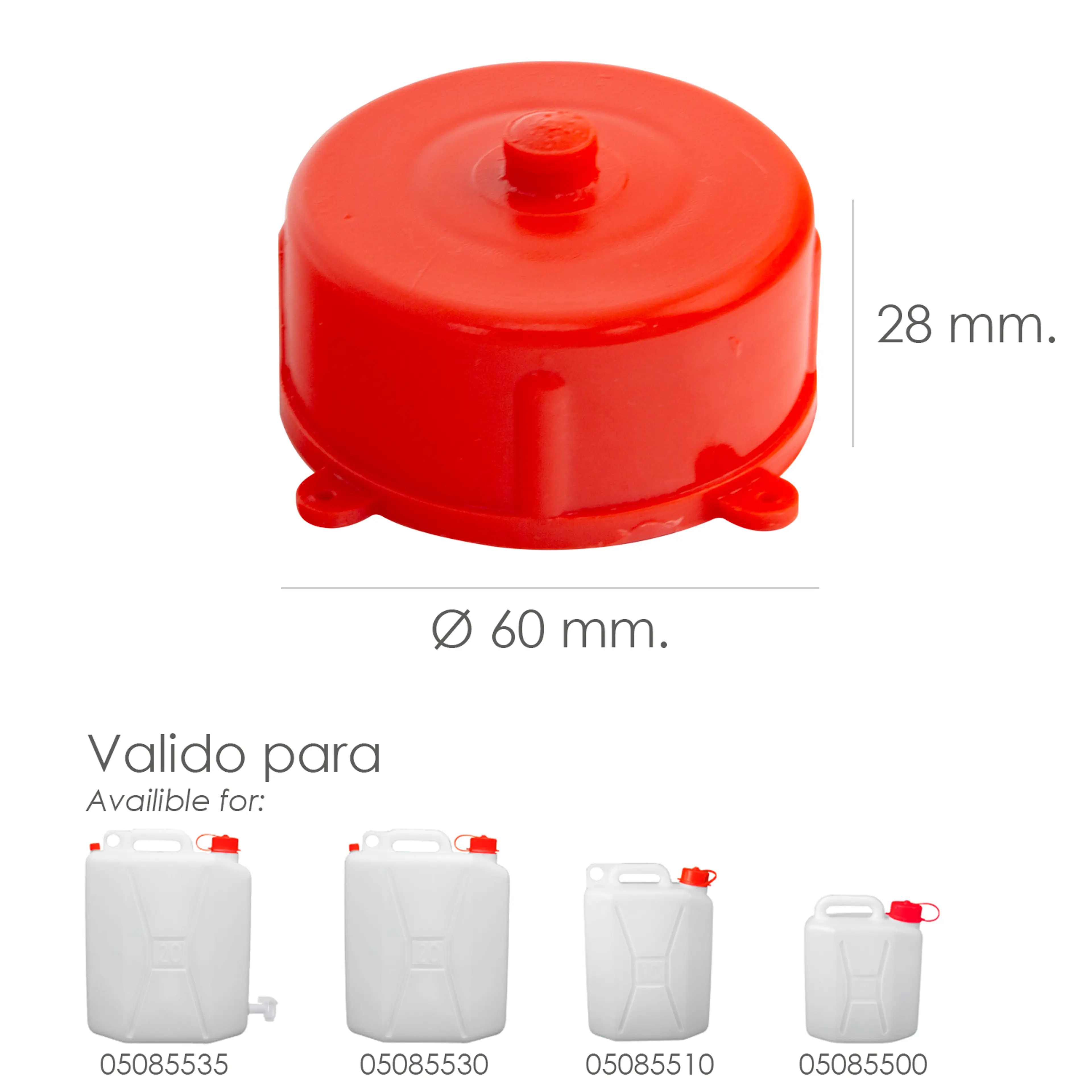TAPON PARA BIDON ALIMENTARIO  5 / 1