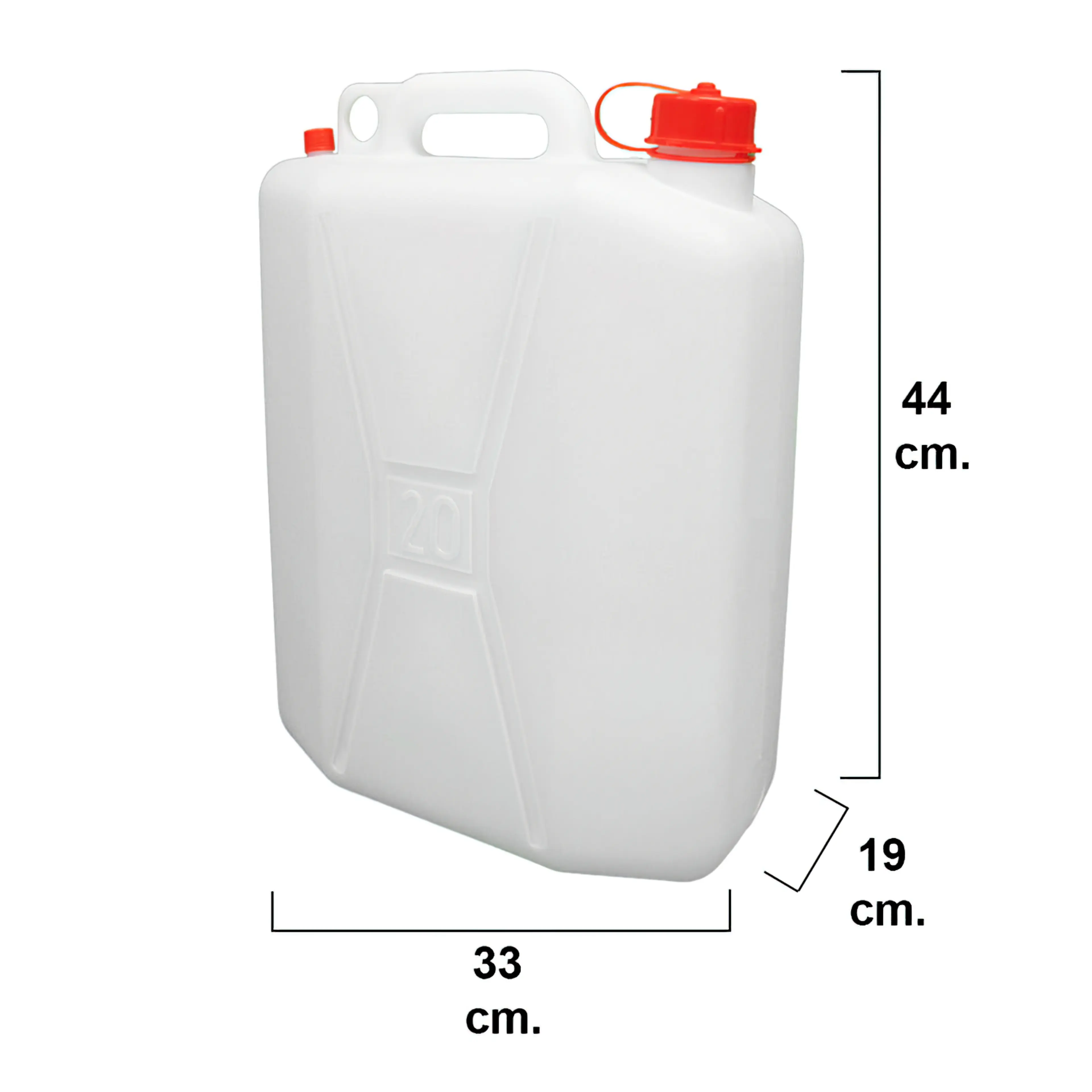 BIDON GARRAFA PLASTICO ALIMENTARIO 