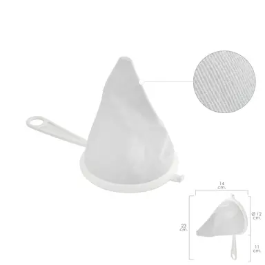 COLADOR TELA FRANELA ARMAZÓN DE PLA