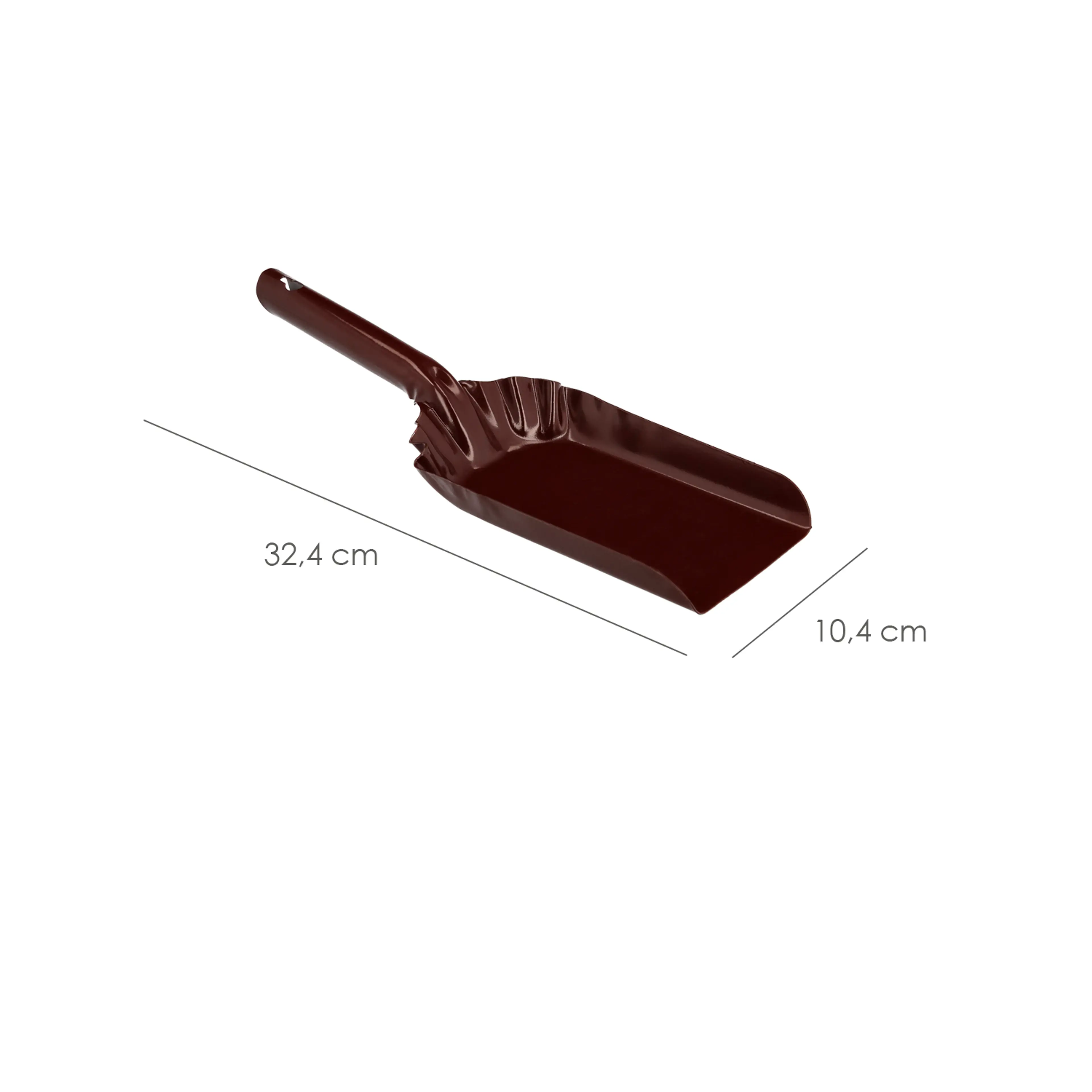 RECOGEDOR DE HIERRO CON MANGO 190 X