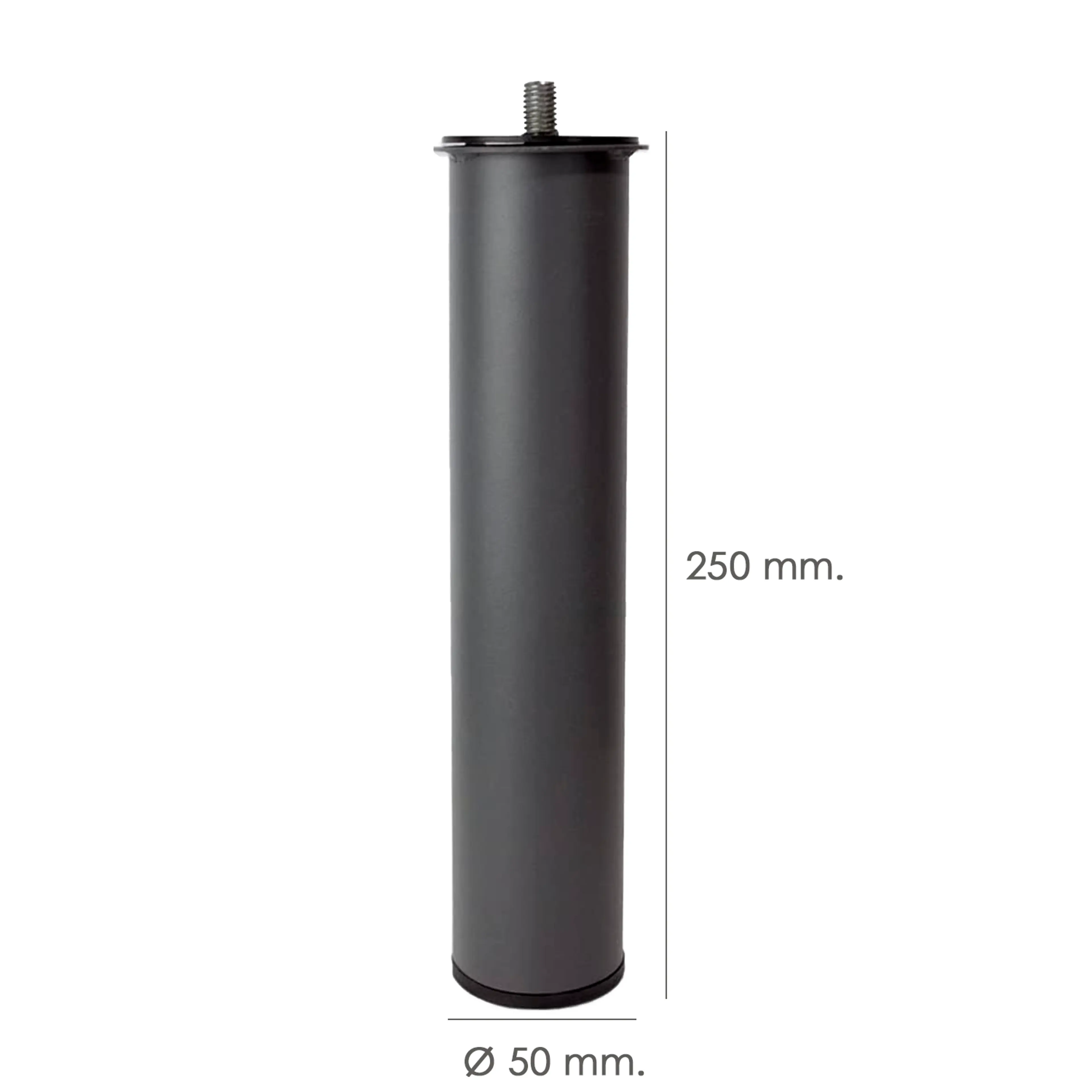 JUEGO PATAS SOMIER REDONDAS (4 UNID