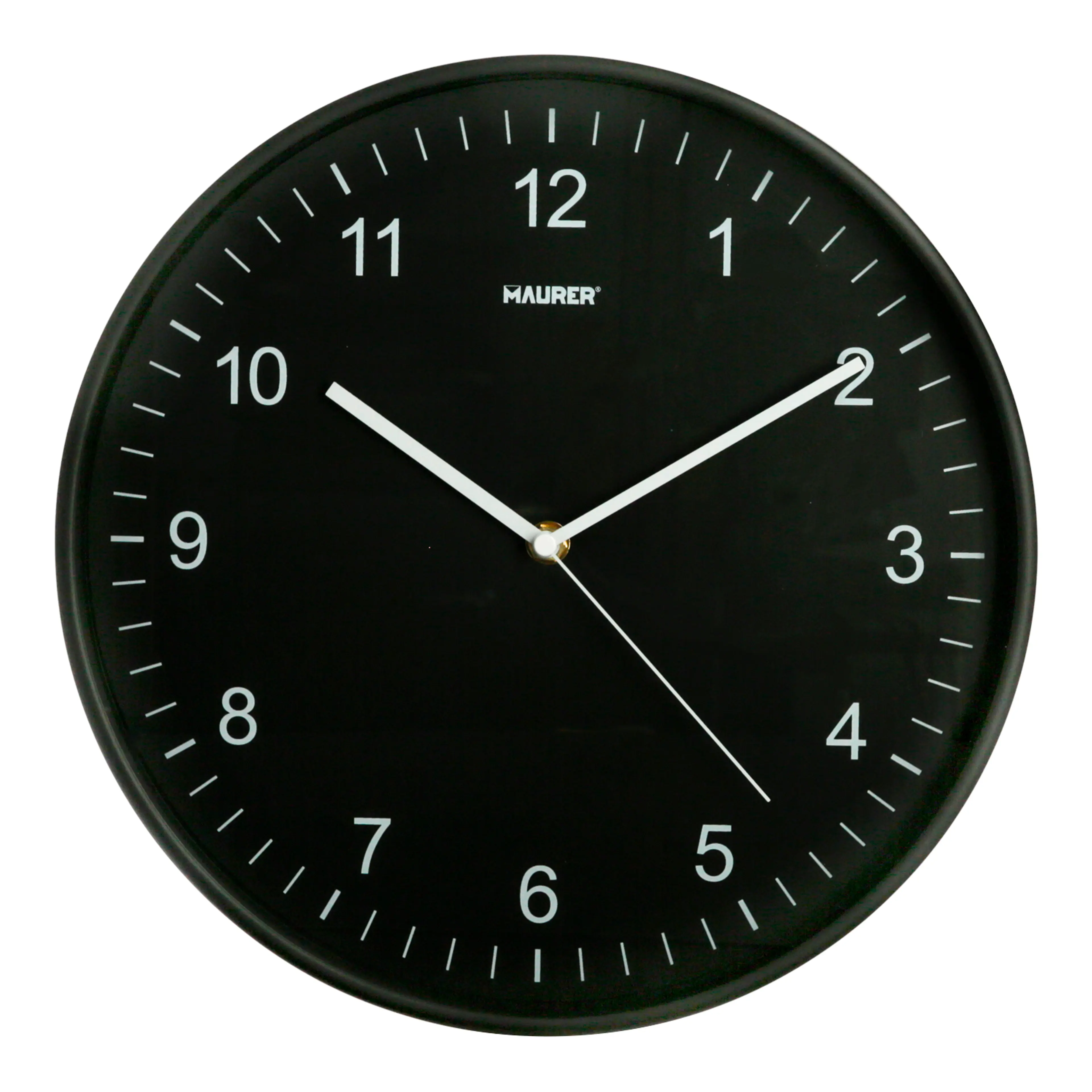 RELOJ DE PARED Ø 30 CM. NEGRO