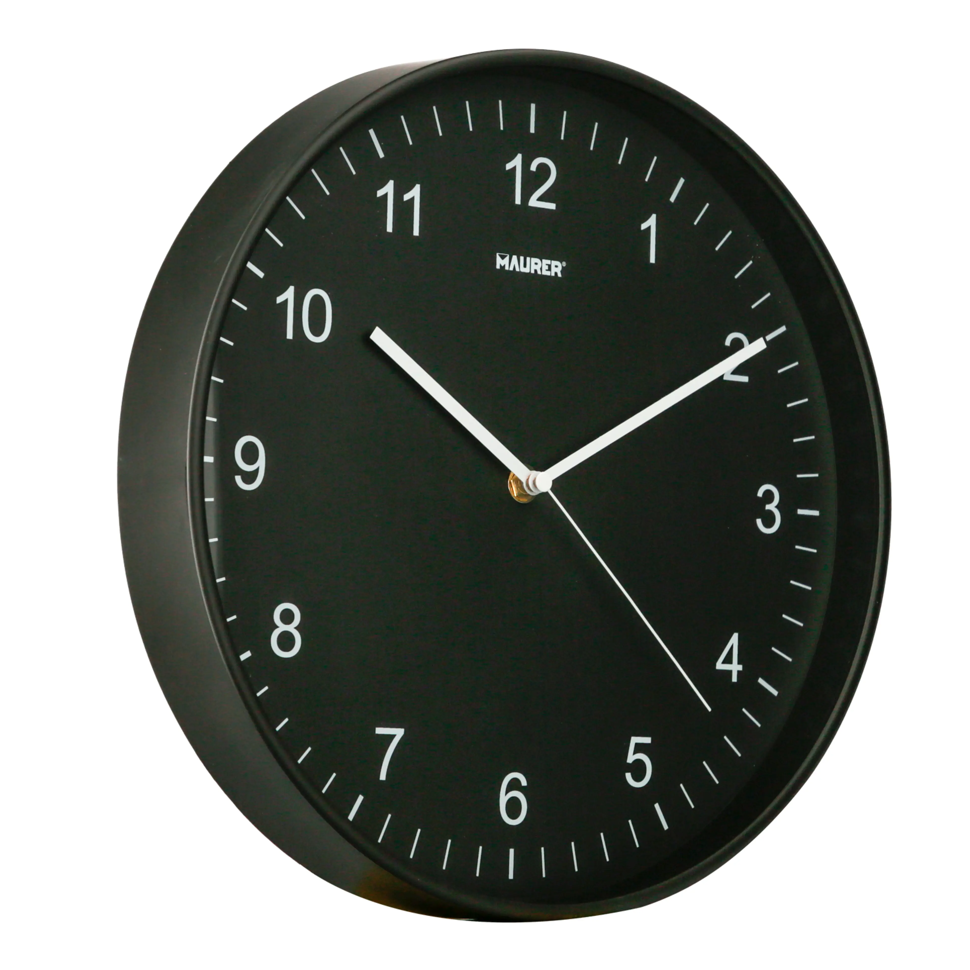 RELOJ DE PARED Ø 30 CM. NEGRO