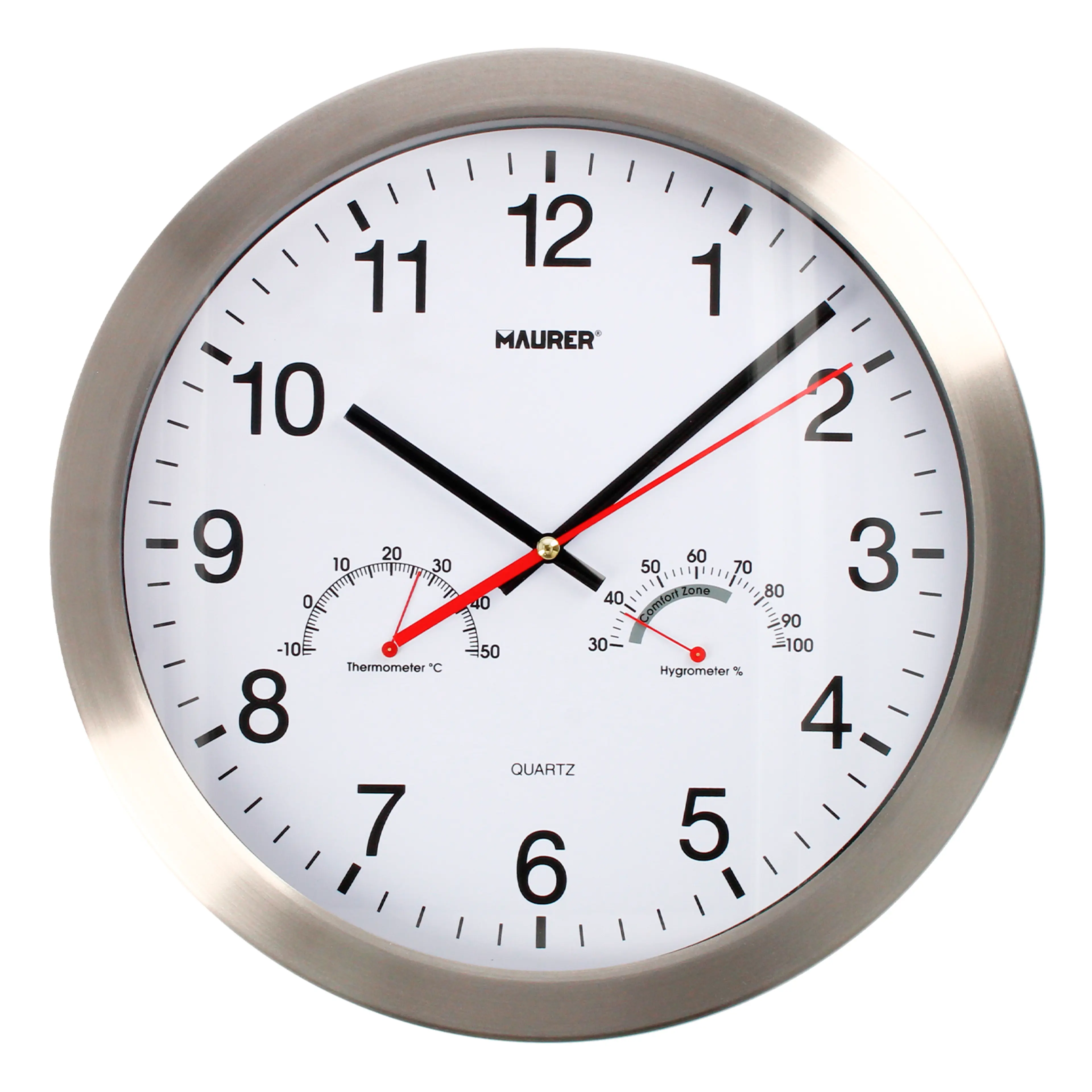 RELOJ DE PARED Ø 30 CM. FRONTAL EN 