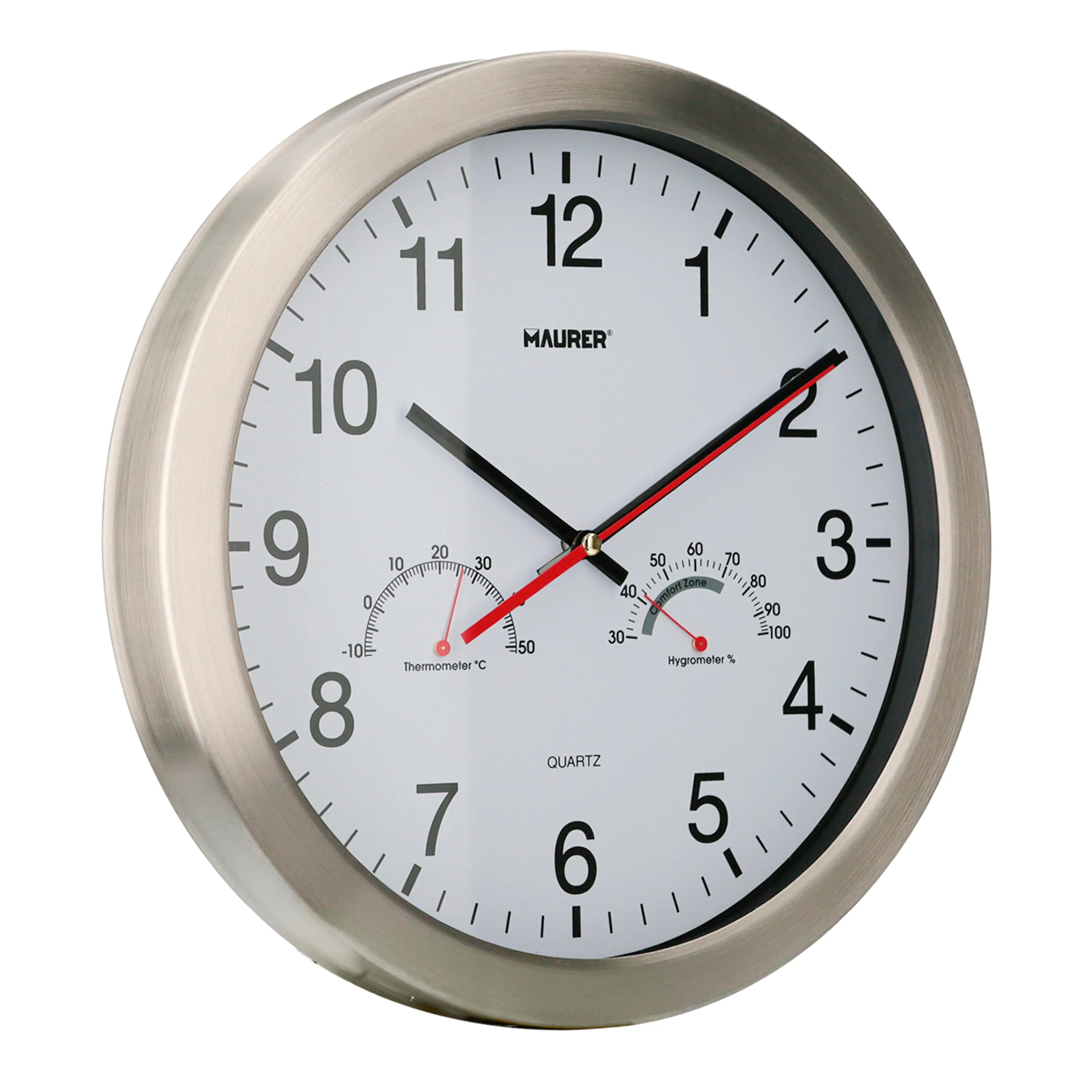 RELOJ DE PARED Ø 30 CM. FRONTAL EN 