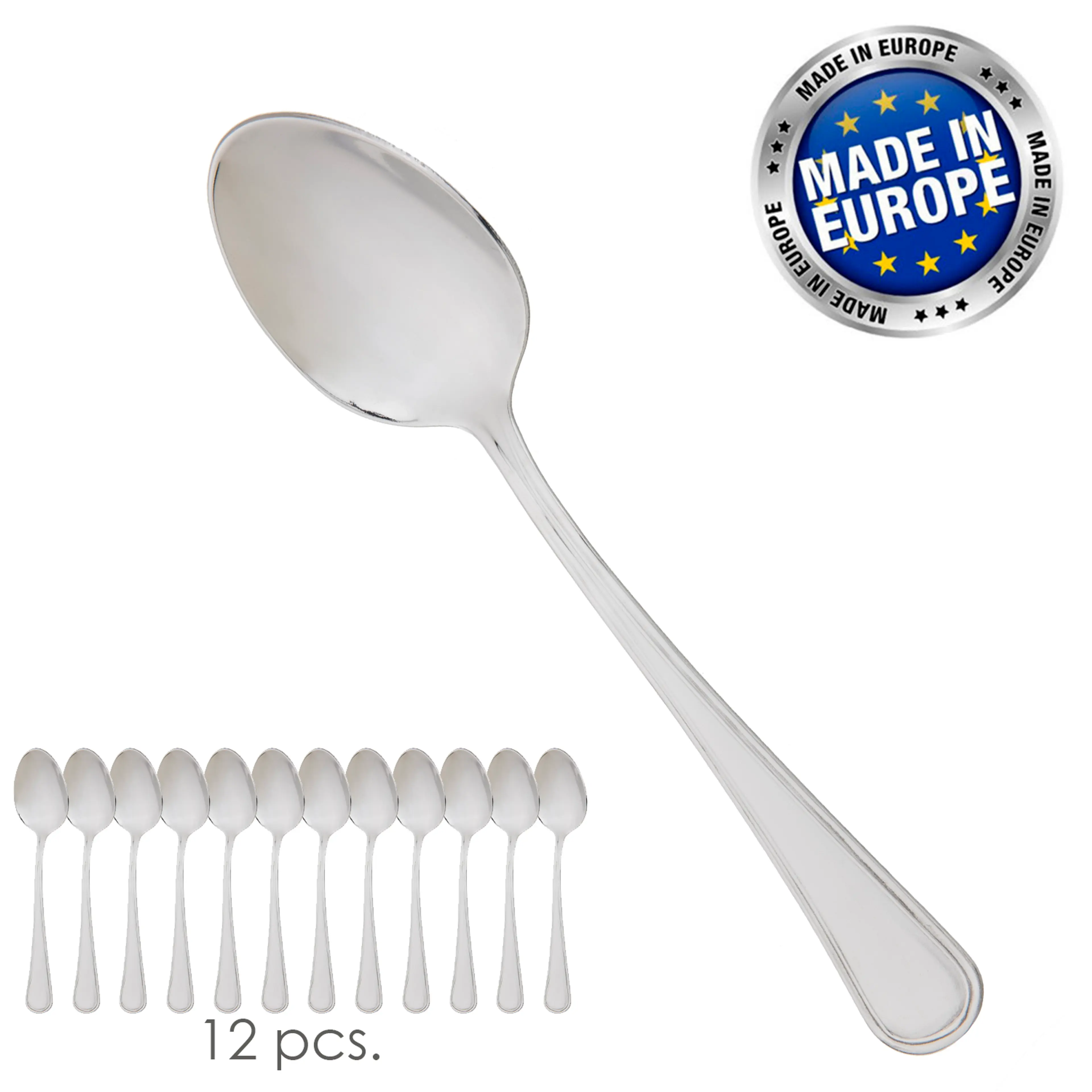 CUCHARA MESA VALENCIA 195 MM.CAJA 1