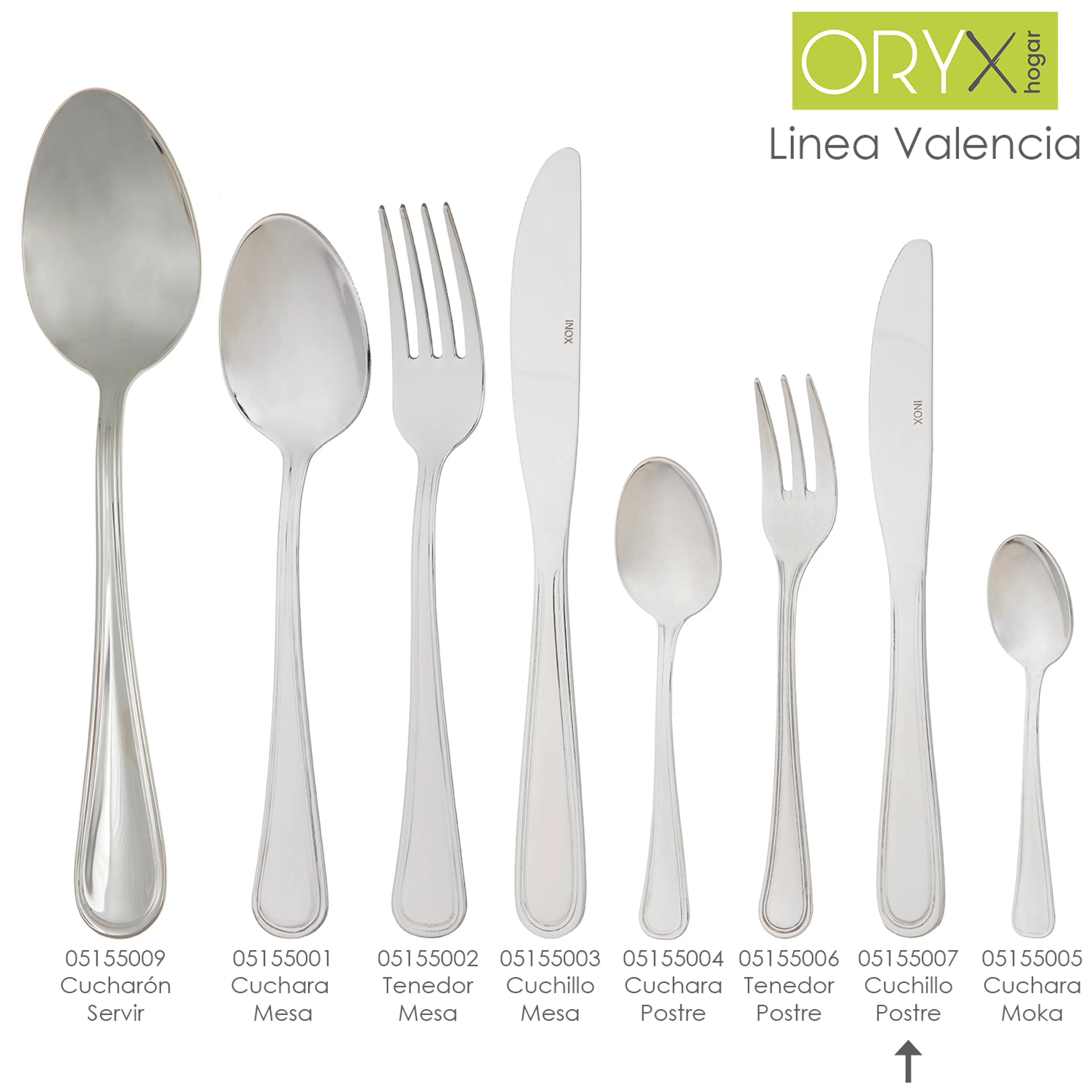 CUCHILLO POSTRE VALENCIA 192 MM.CAJ