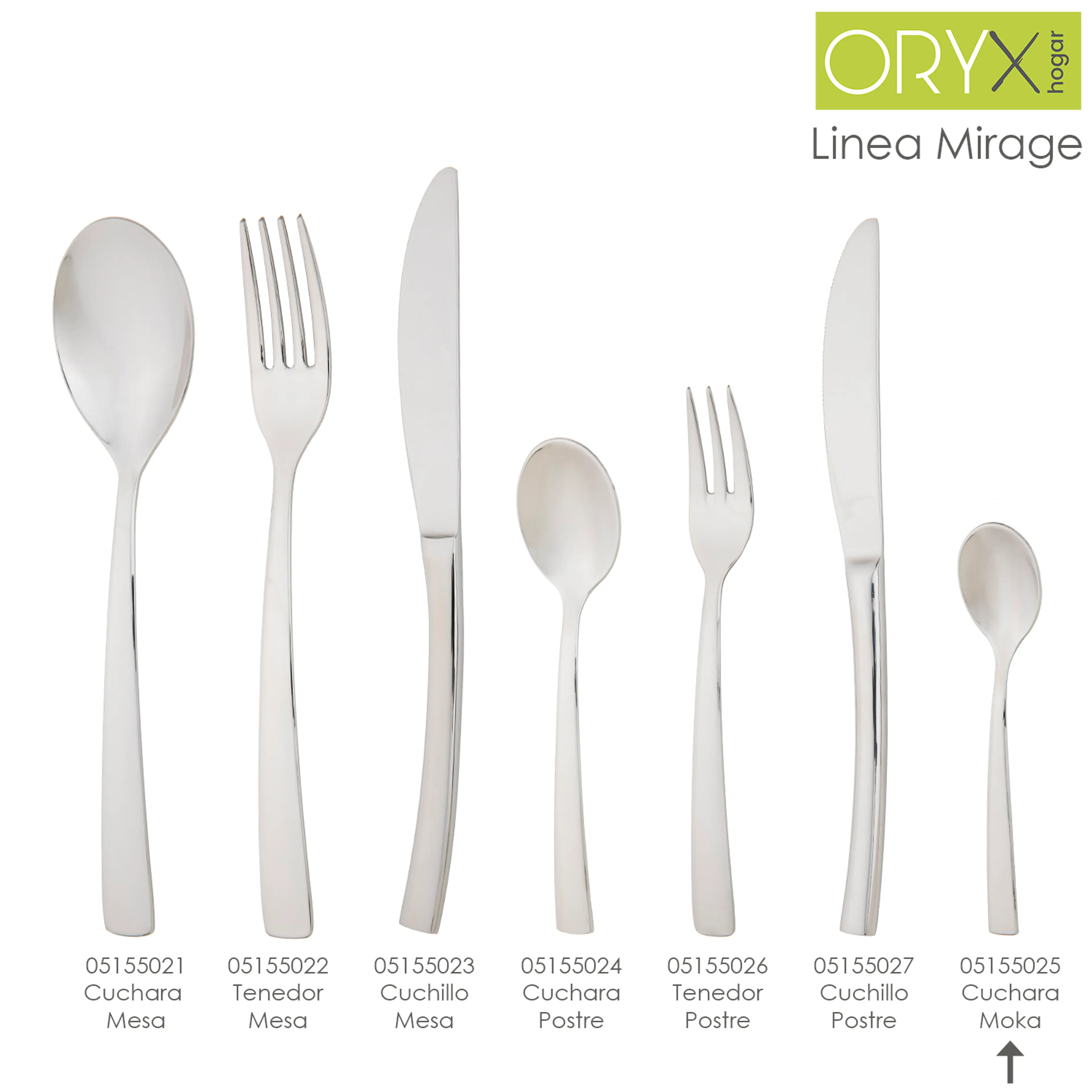 CUCHARA MOKA MIRAGE 110 MM.CAJA 12 