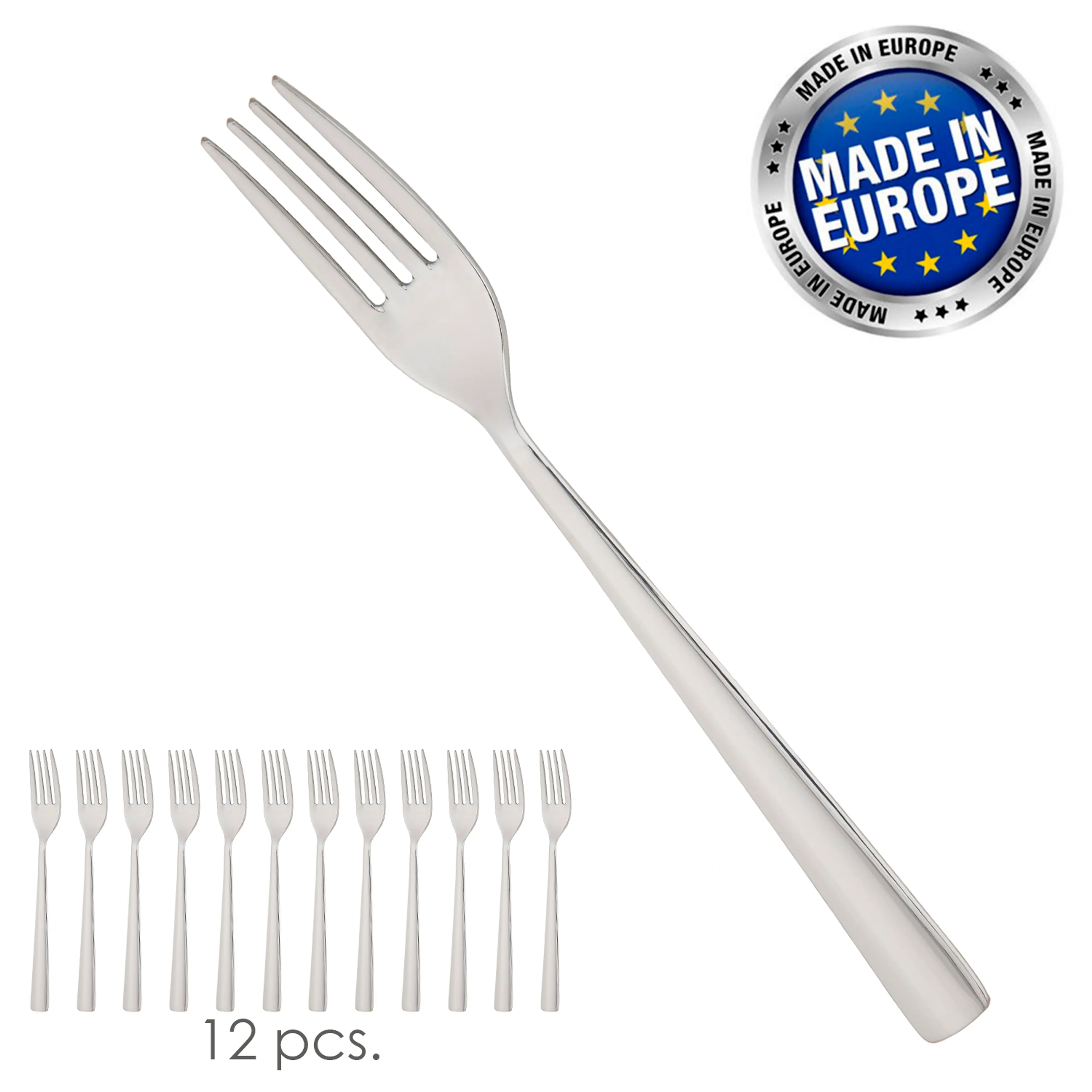 TENEDOR MESA FLAIR 200 MM.CAJA 12 U