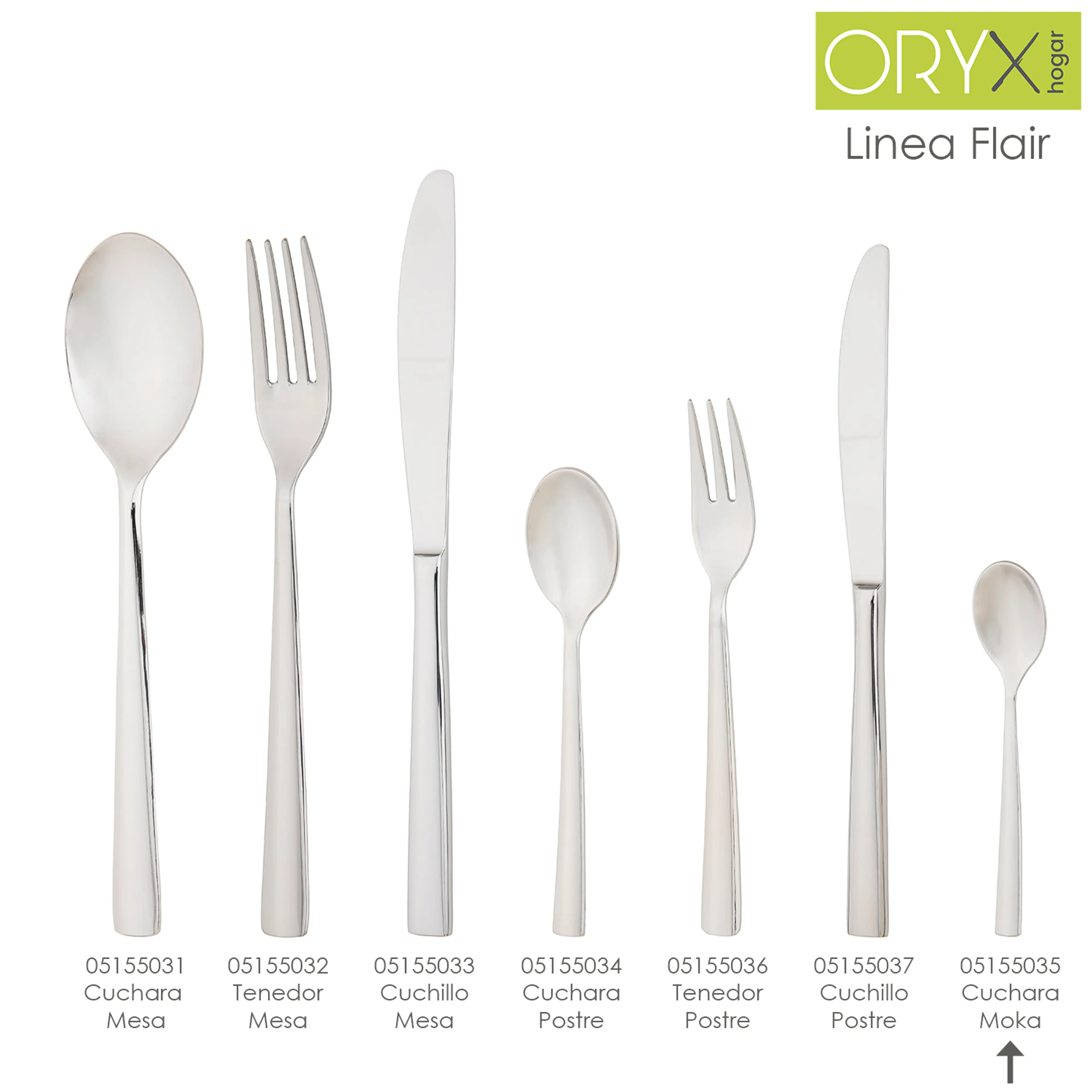 CUCHARA MOKA FLAIR 110 MM.CAJA 12 U