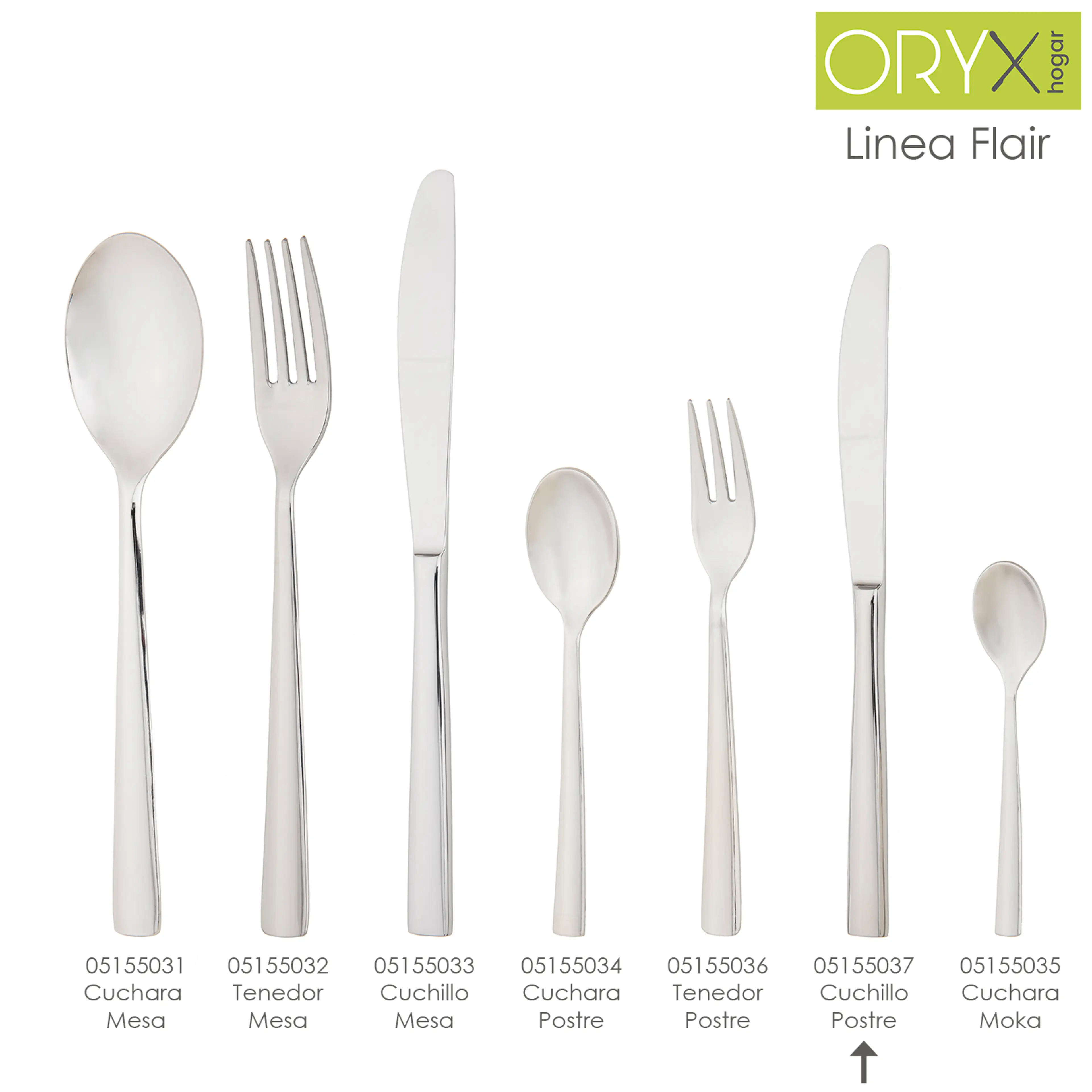 CUCHILLO POSTRE FLAIR 199 MM.CAJA 1