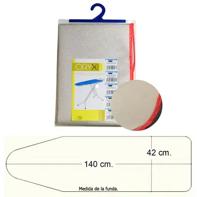 FUNDA MESA PLANCHA ESPUMA METALIZAD