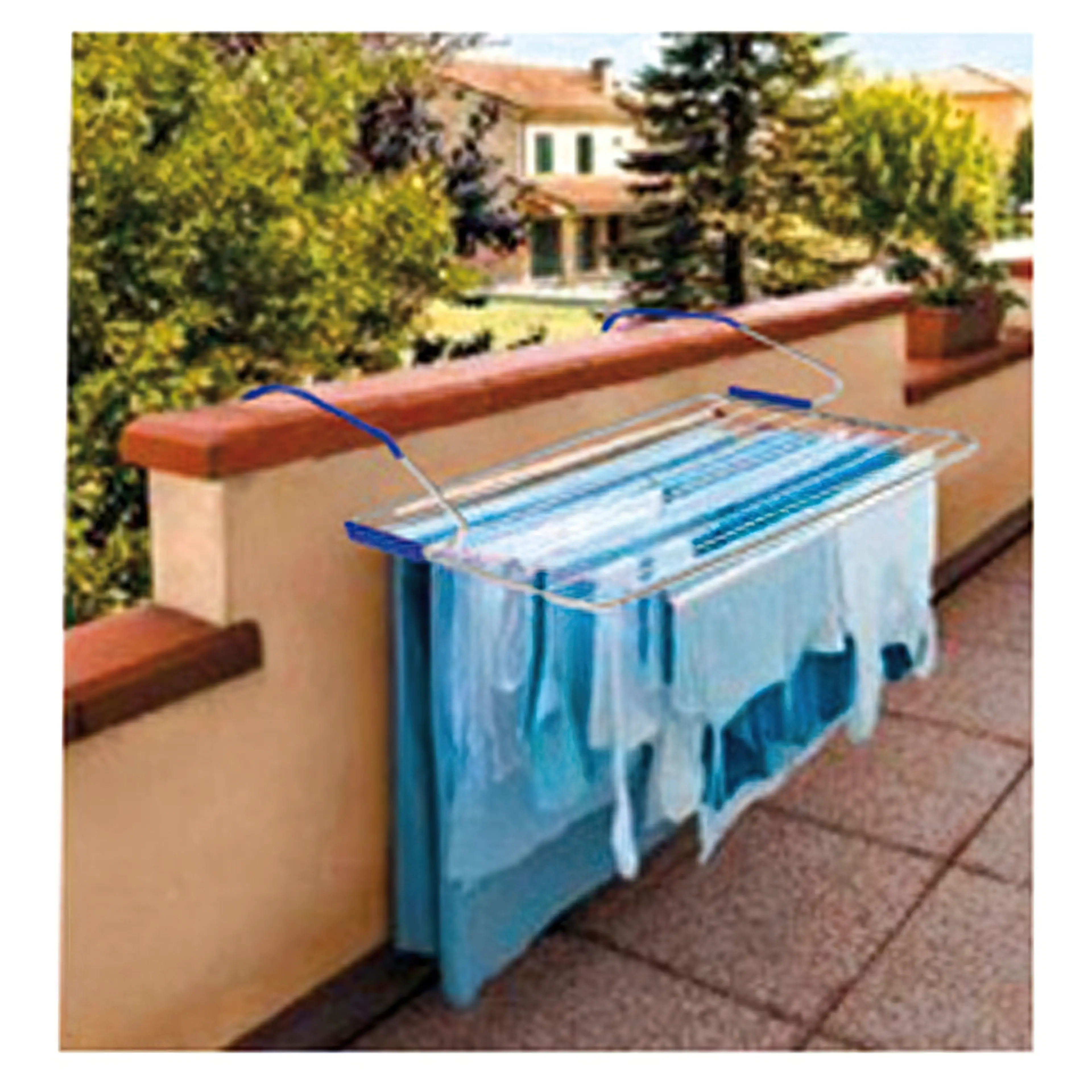 TENDEDERO ORYX BALCON ACERO BLANCO 