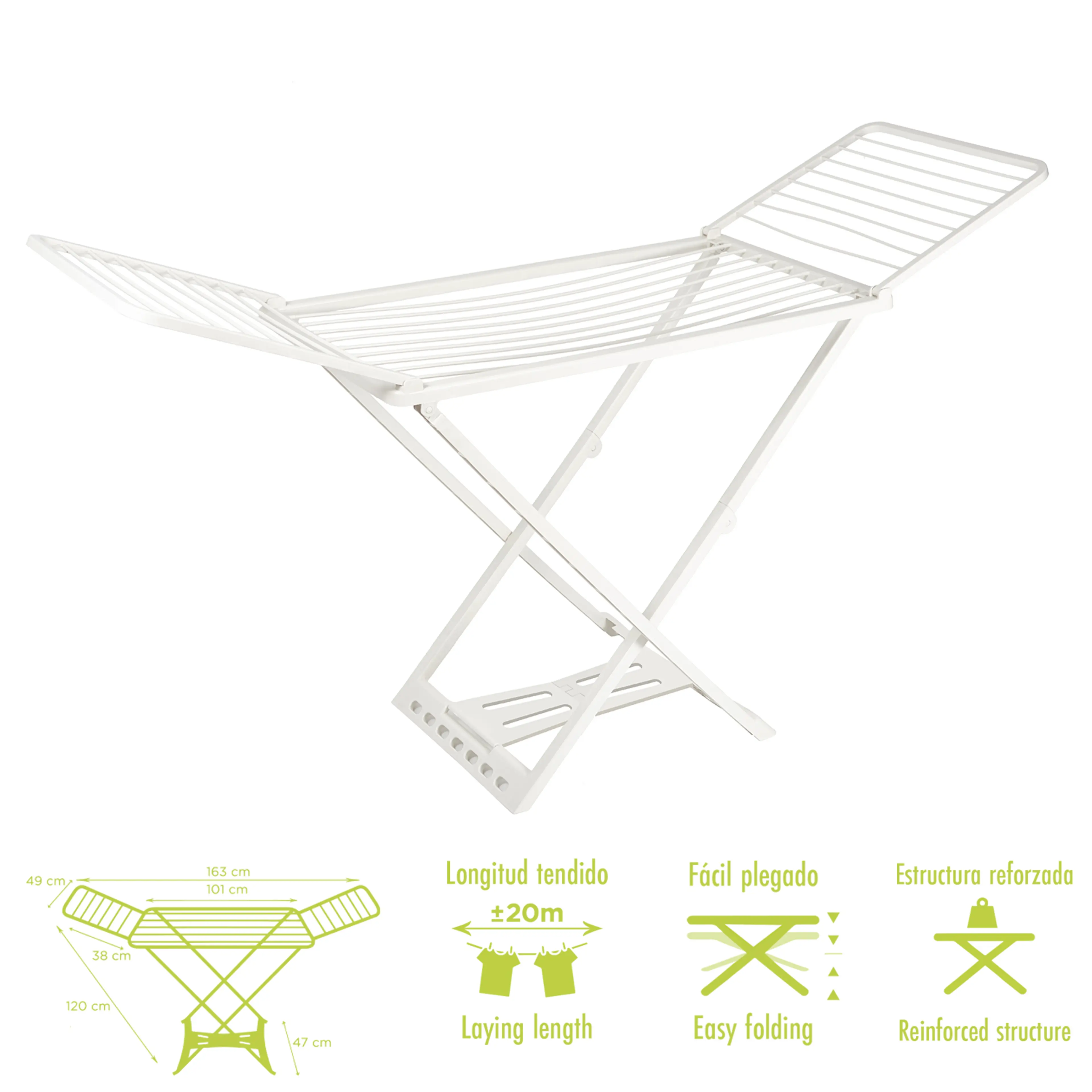 TENDEDERO ORYX PLEGABLE RESINA CON 