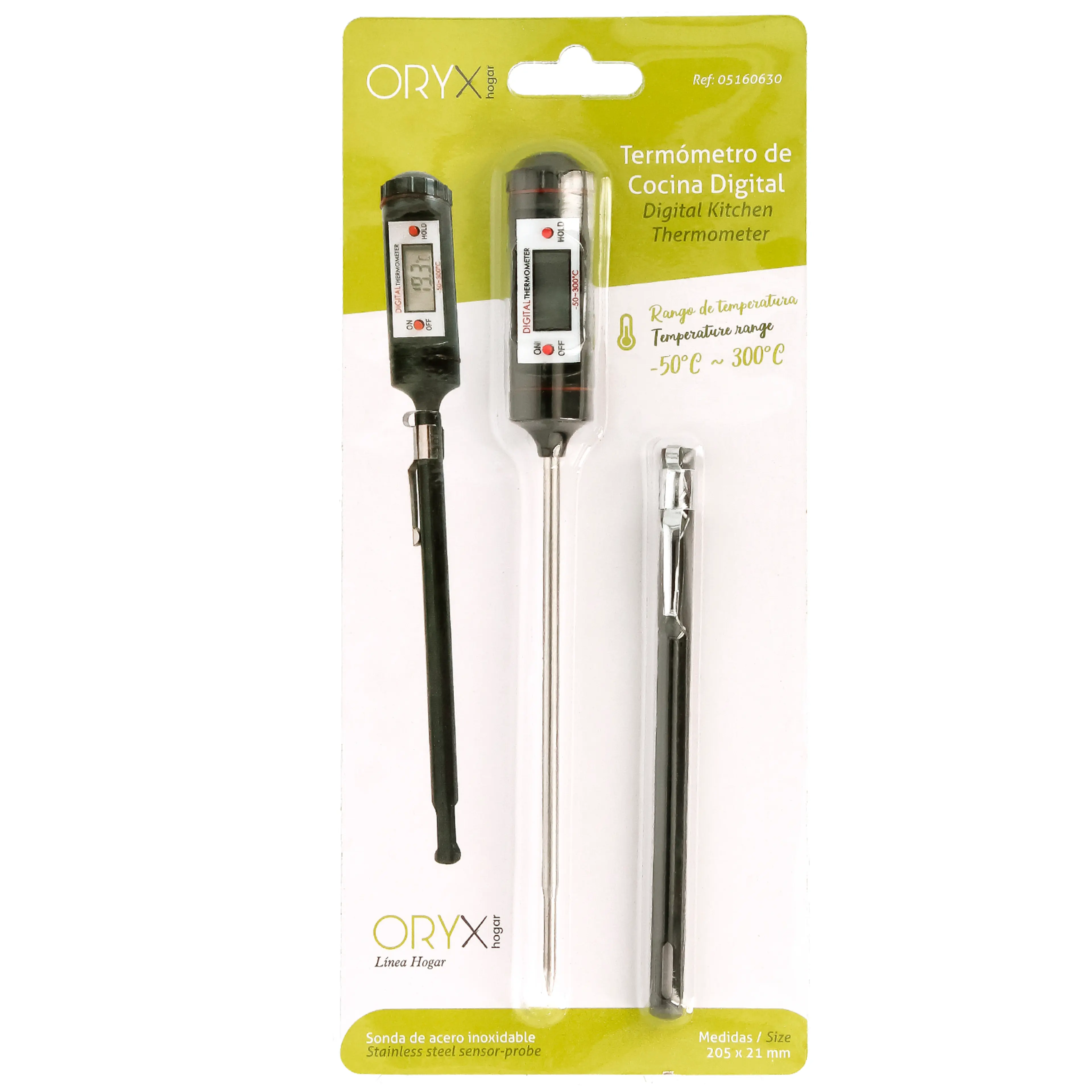 TERMOMETRO DIGITAL COCINA CON SONDA