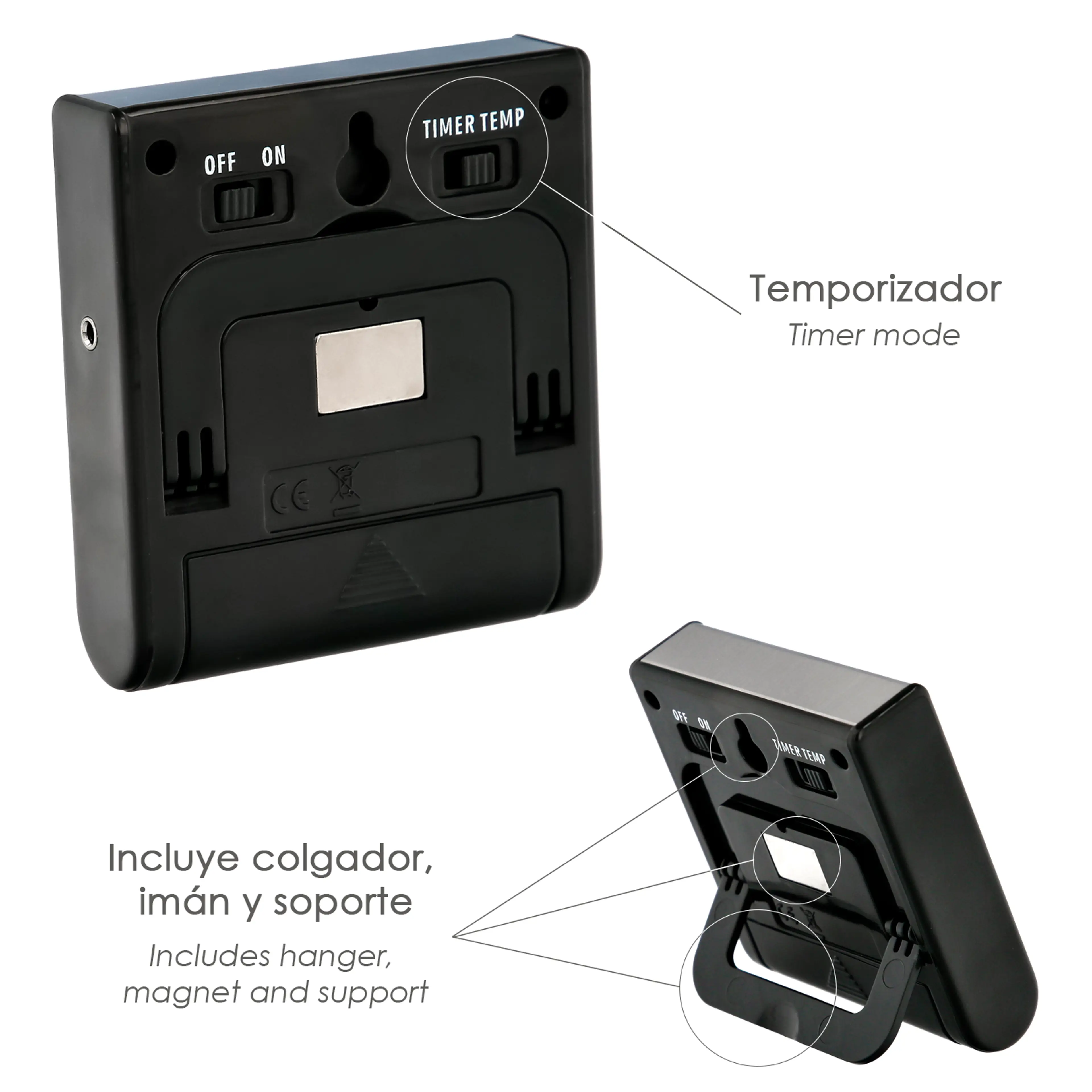 TERMOMETRO DIGITAL COCINA CON SONDA