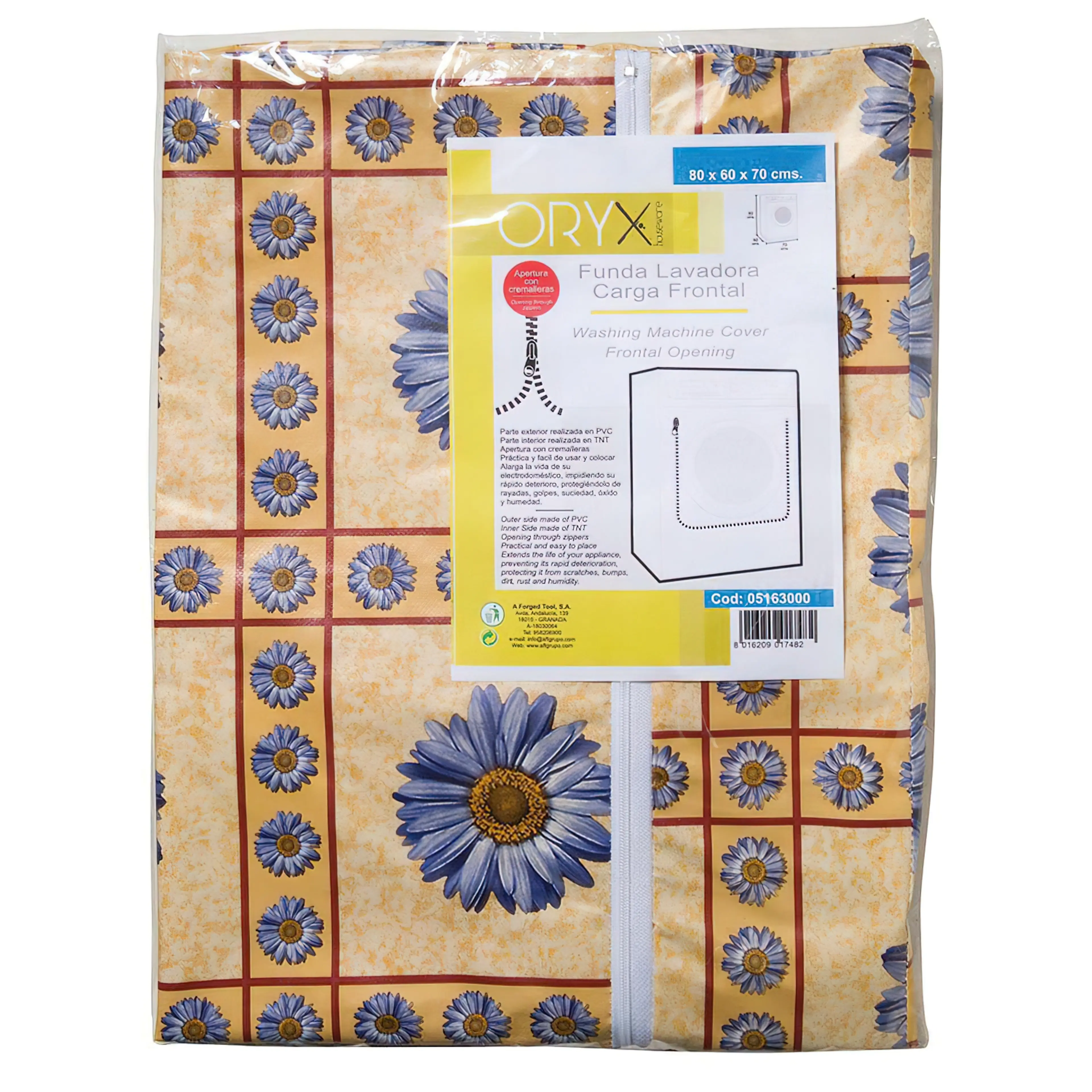 FUNDA LAVADORA CARGA FRONTAL ORYX