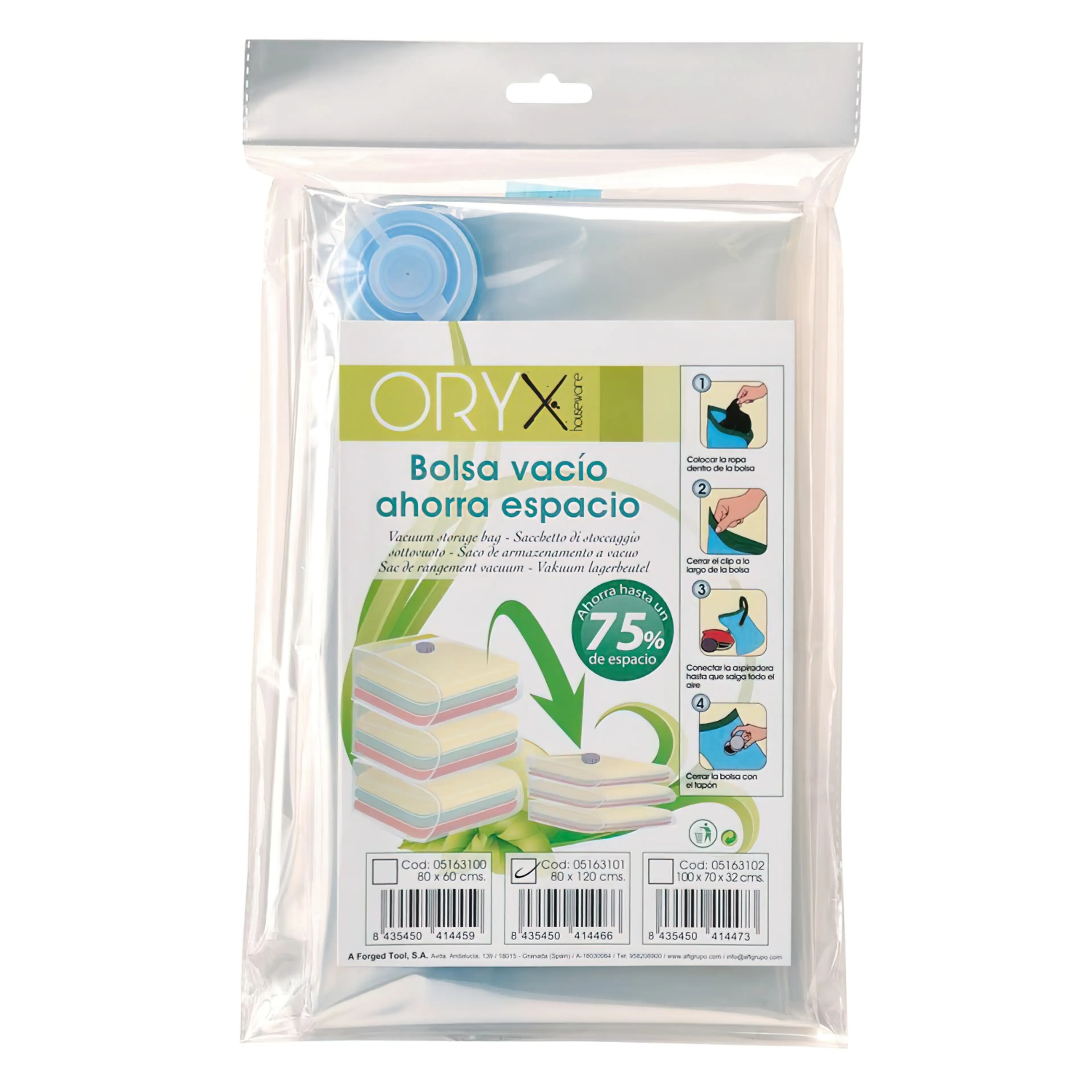 BOLSA VACIO AHORRA ESPACIO 80X120 C