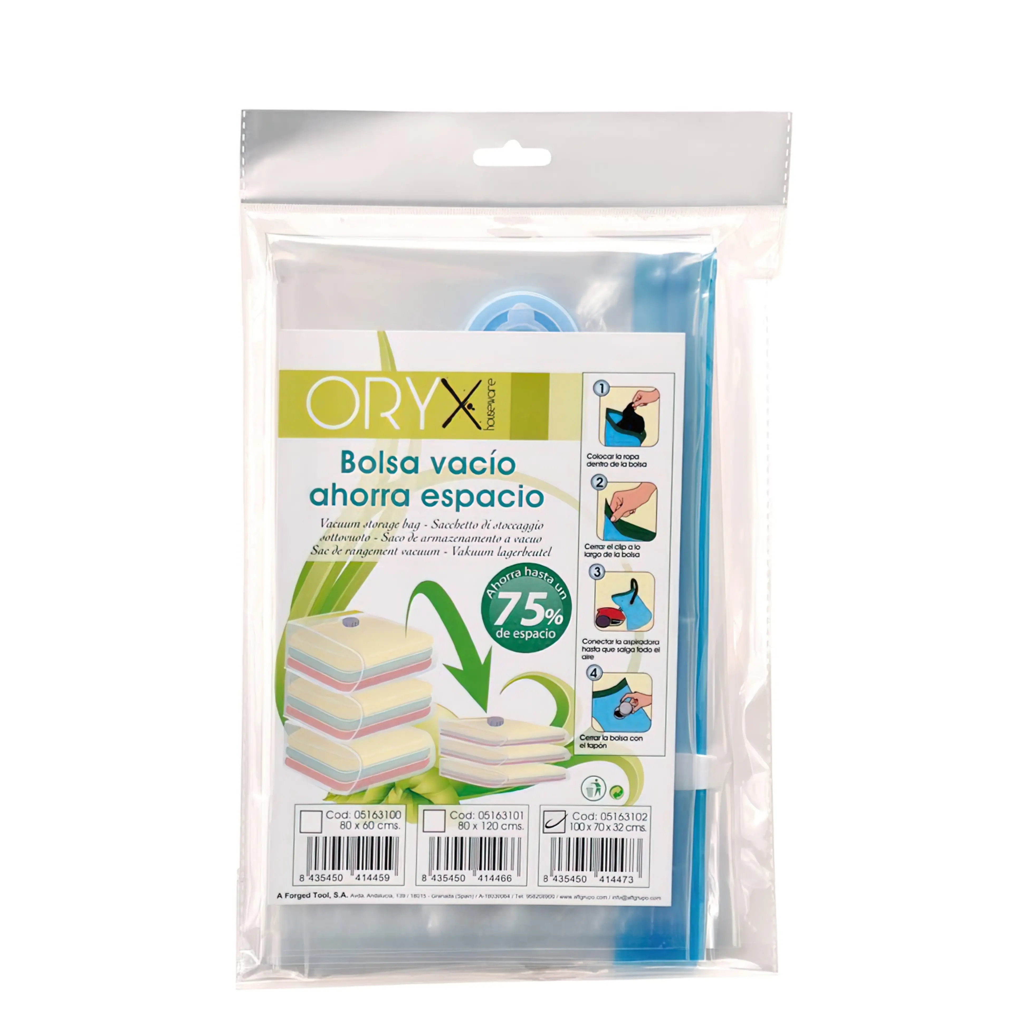 BOLSA VACIO AHORRA ESPACIO 100X70X3