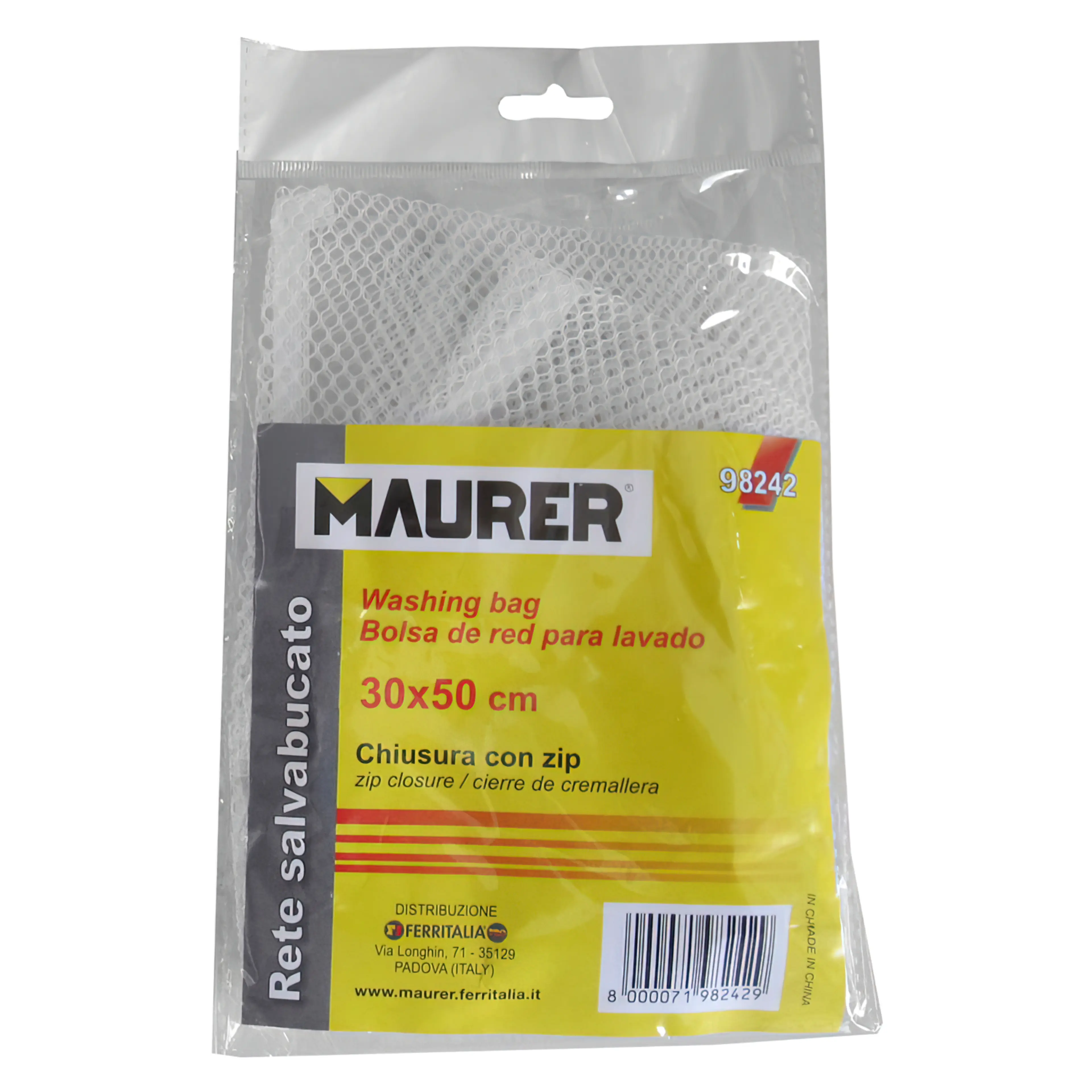 BOLSA MALLA PARA LAVADORA 30X50 CM.