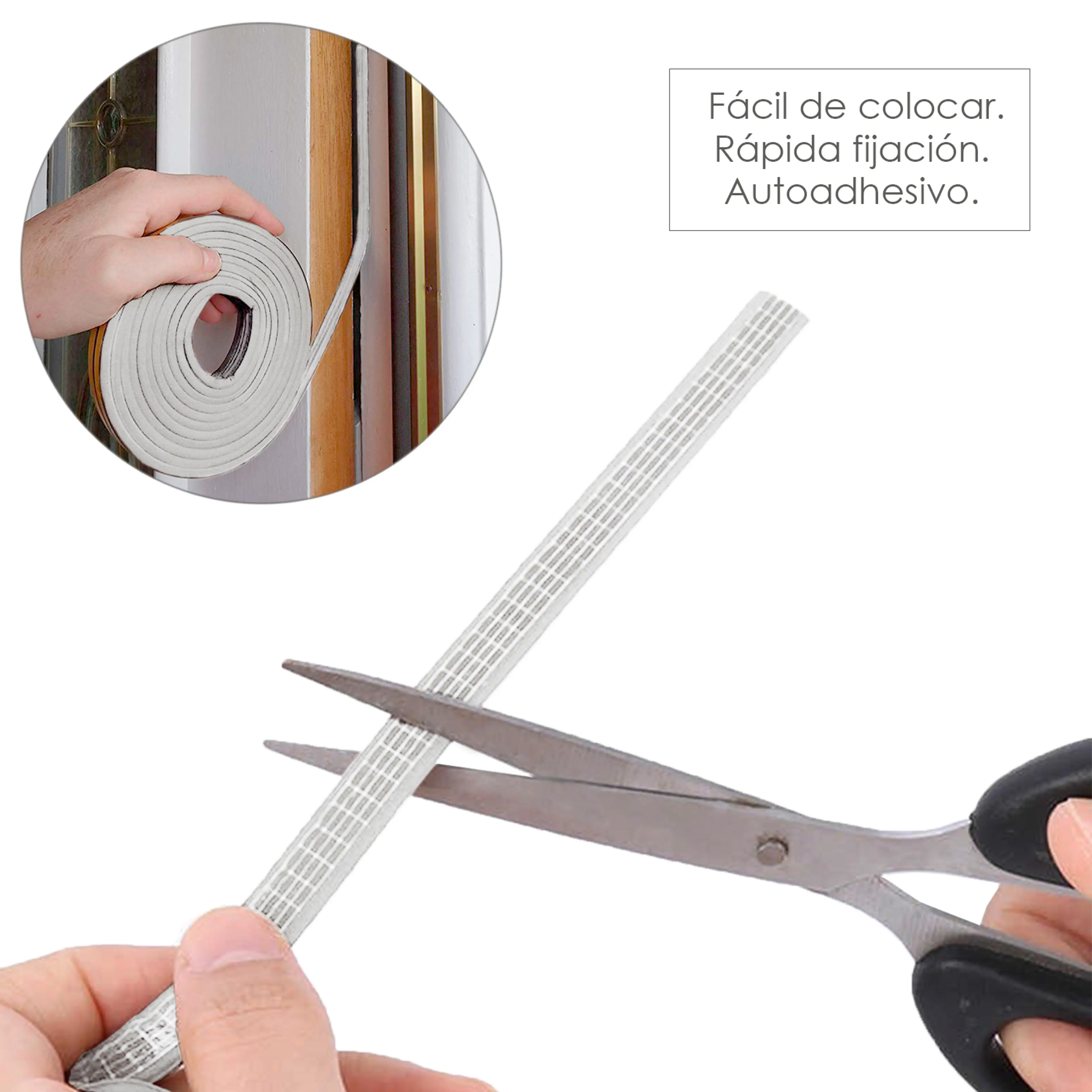 BURLETE CAUCHO BLANCO MAURER (ROLLO