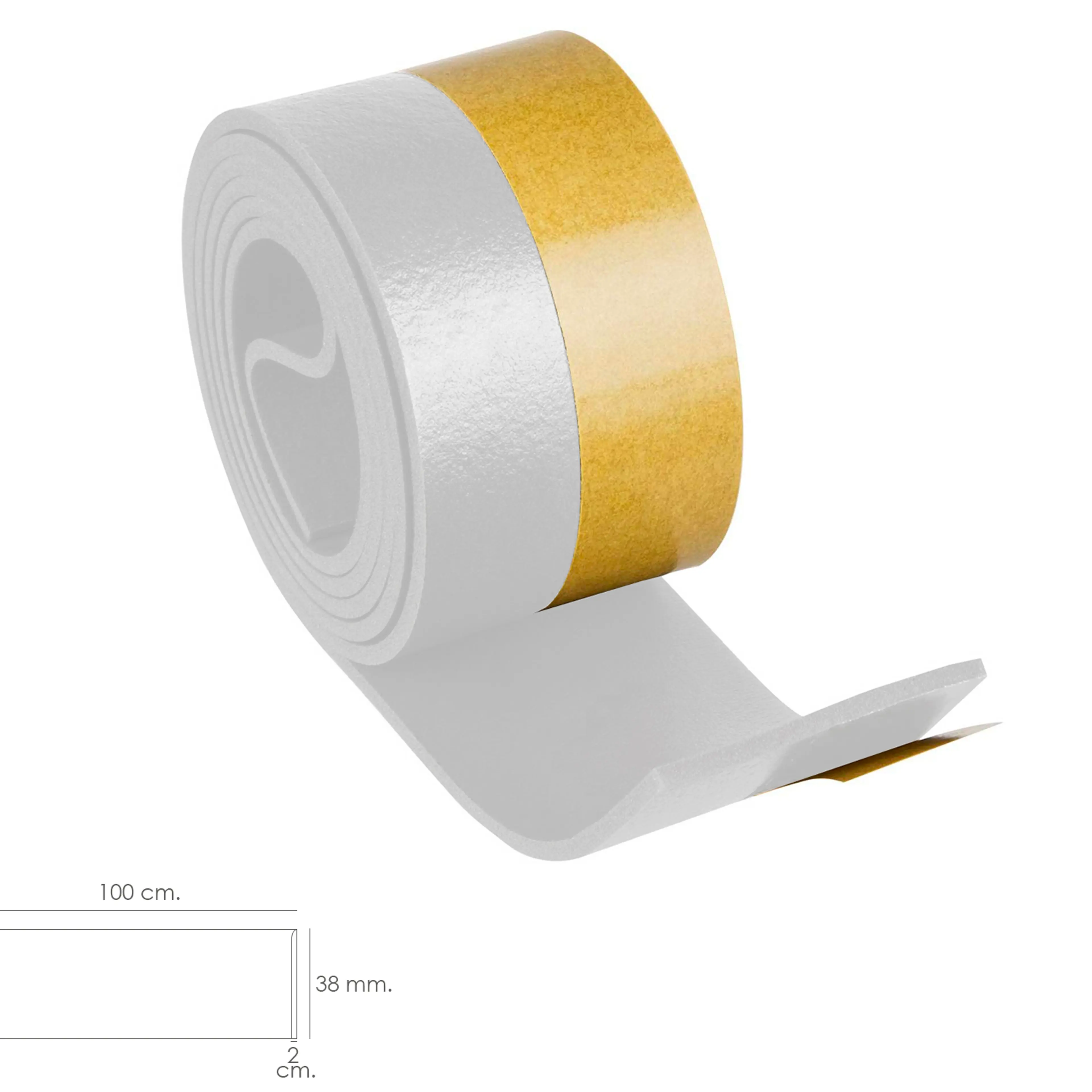 BURLETE UMBRAL AUTOADHESIVO PVC FLE