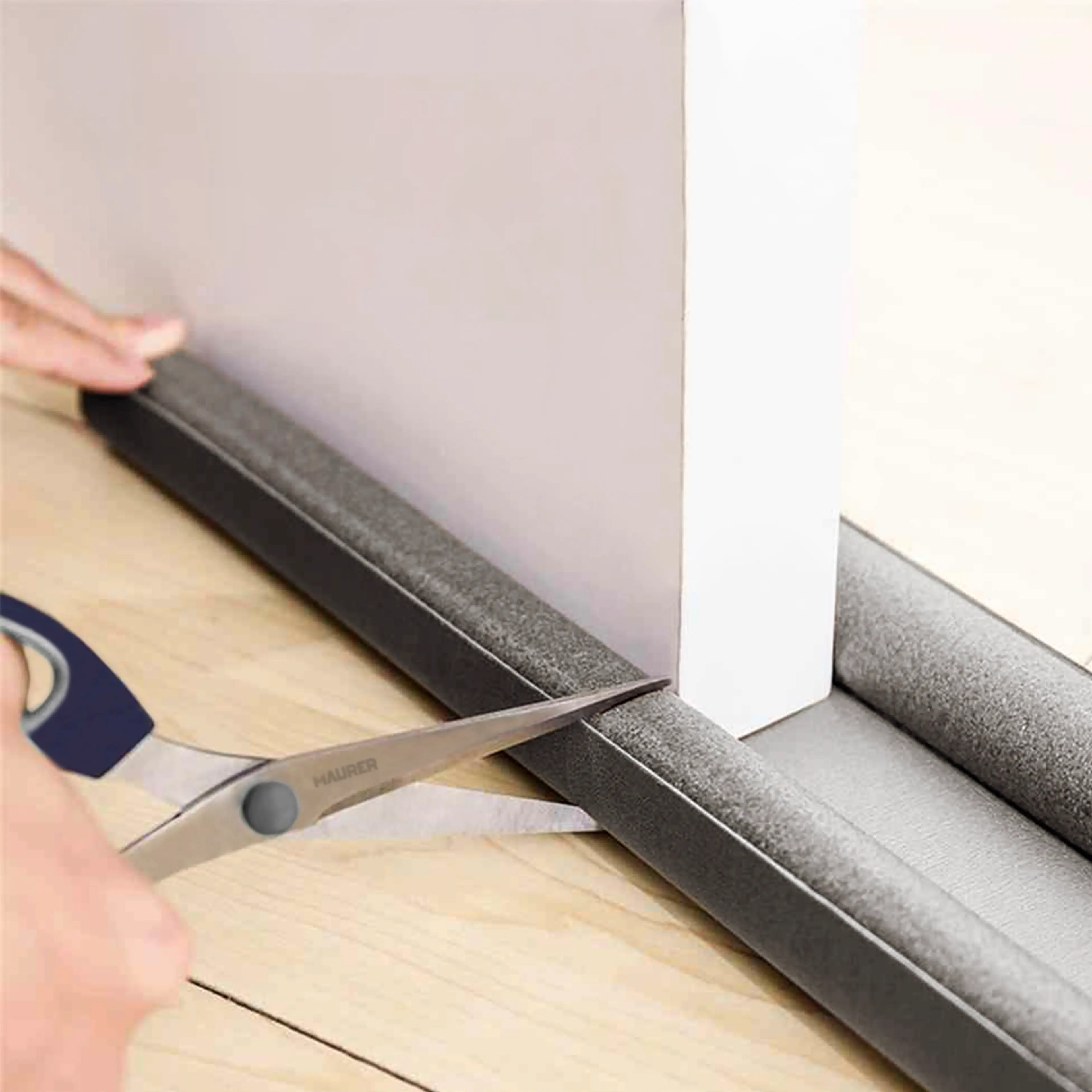 BURLETE PUERTA ESPUMA GRIS BAJOPUER