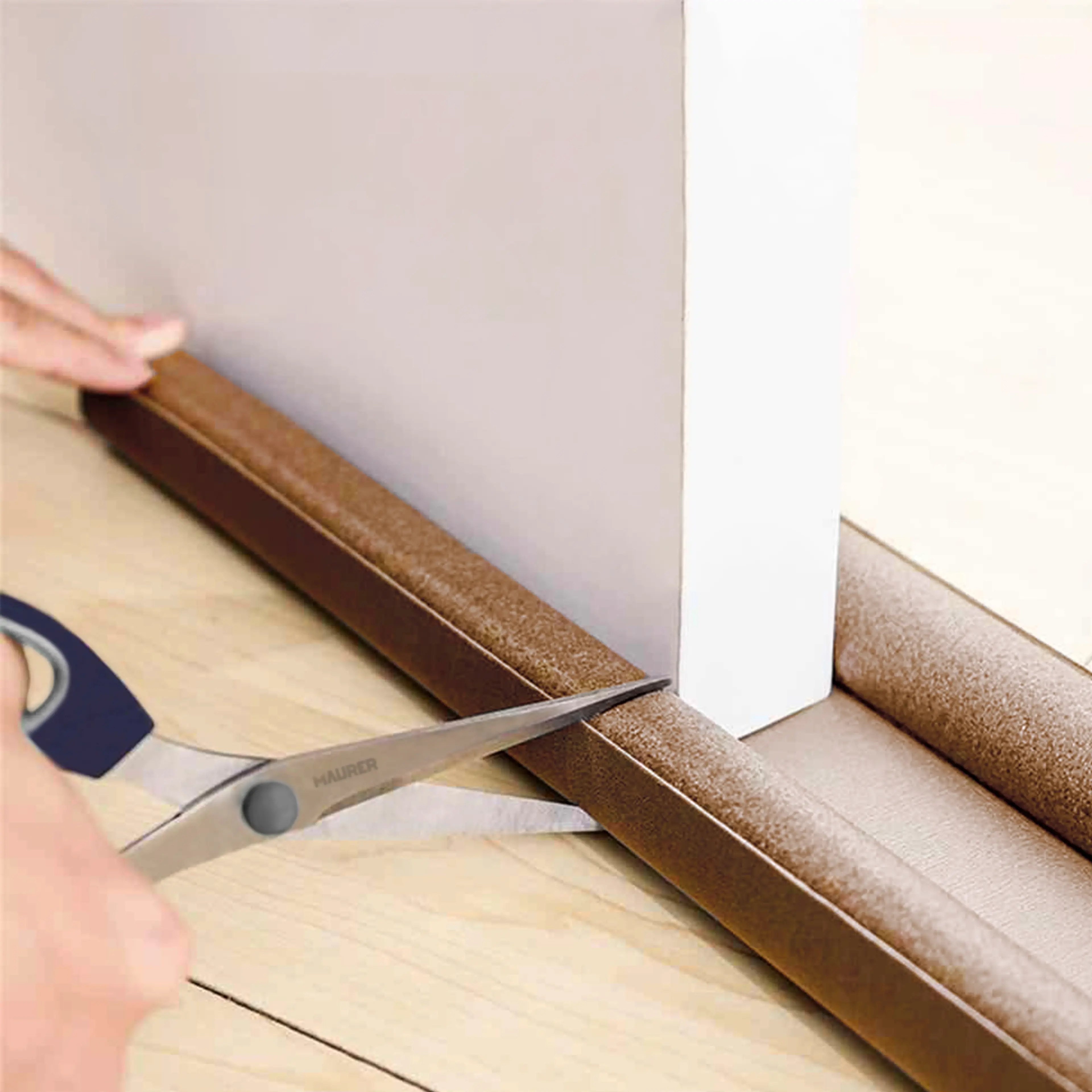 BURLETE PUERTA ESPUMA MARRON BAJOPU