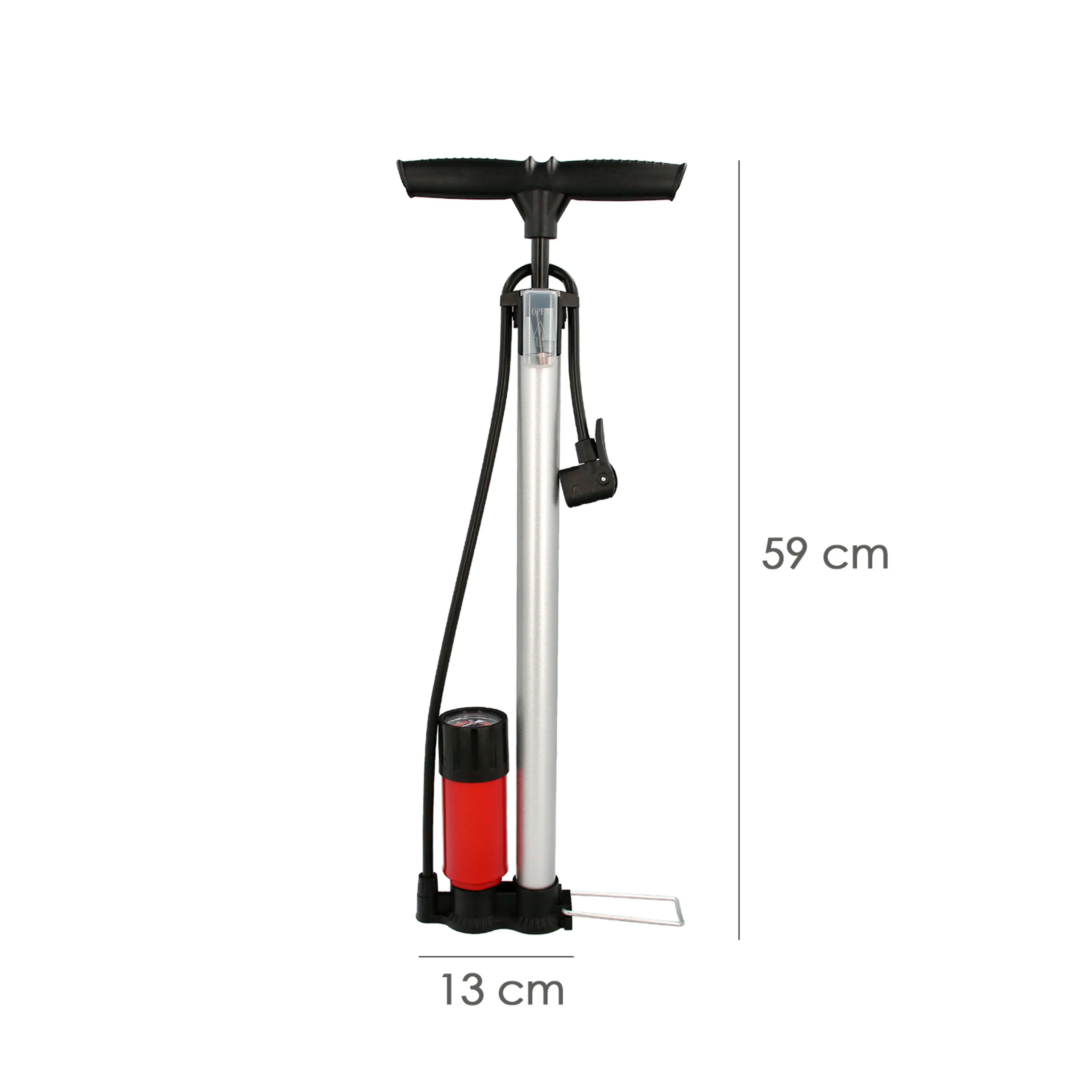 BOMBA INFLAR CON MANOMETRO. DOBLE B