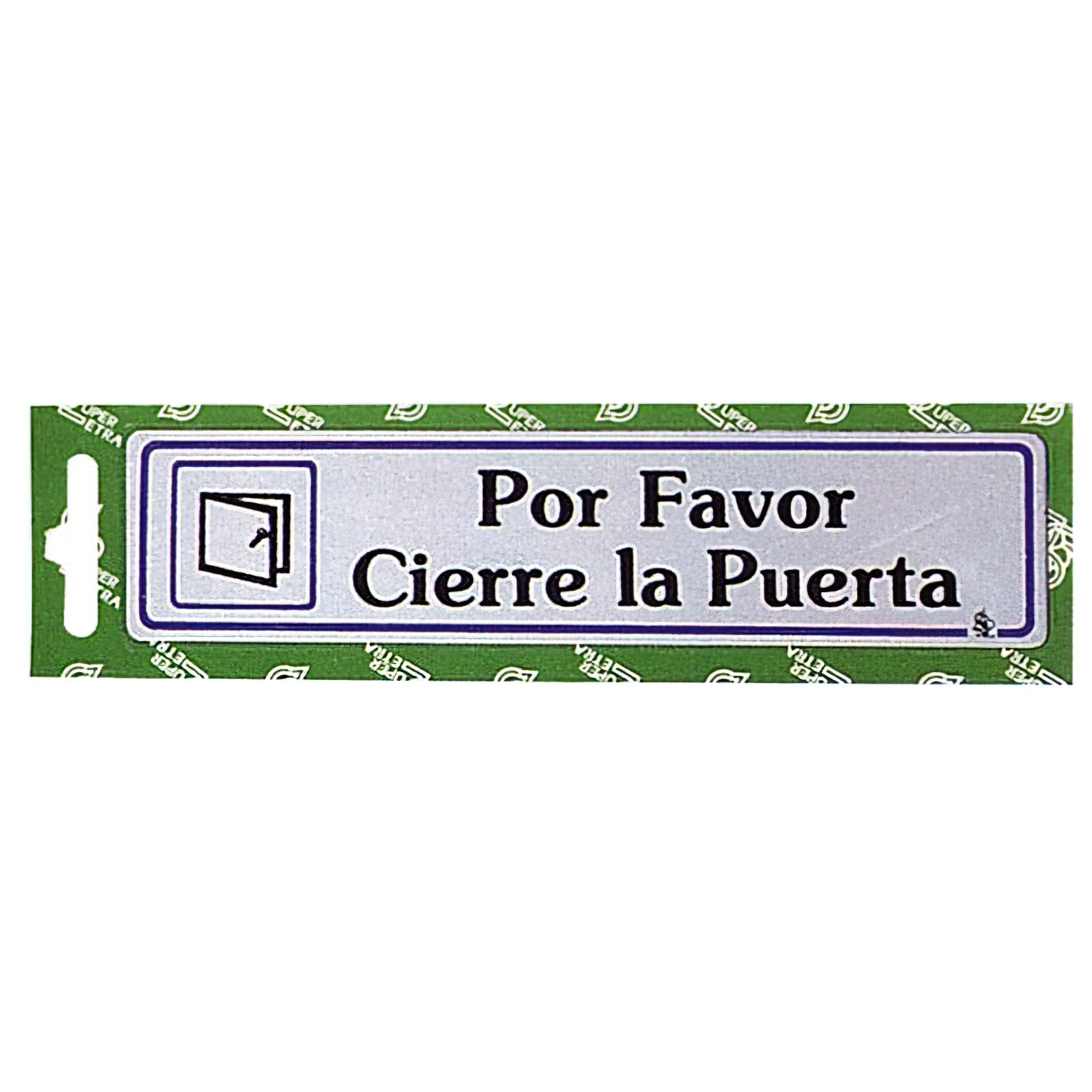 ROTULO "POR FAVOR CIERRE LA PUERTA"