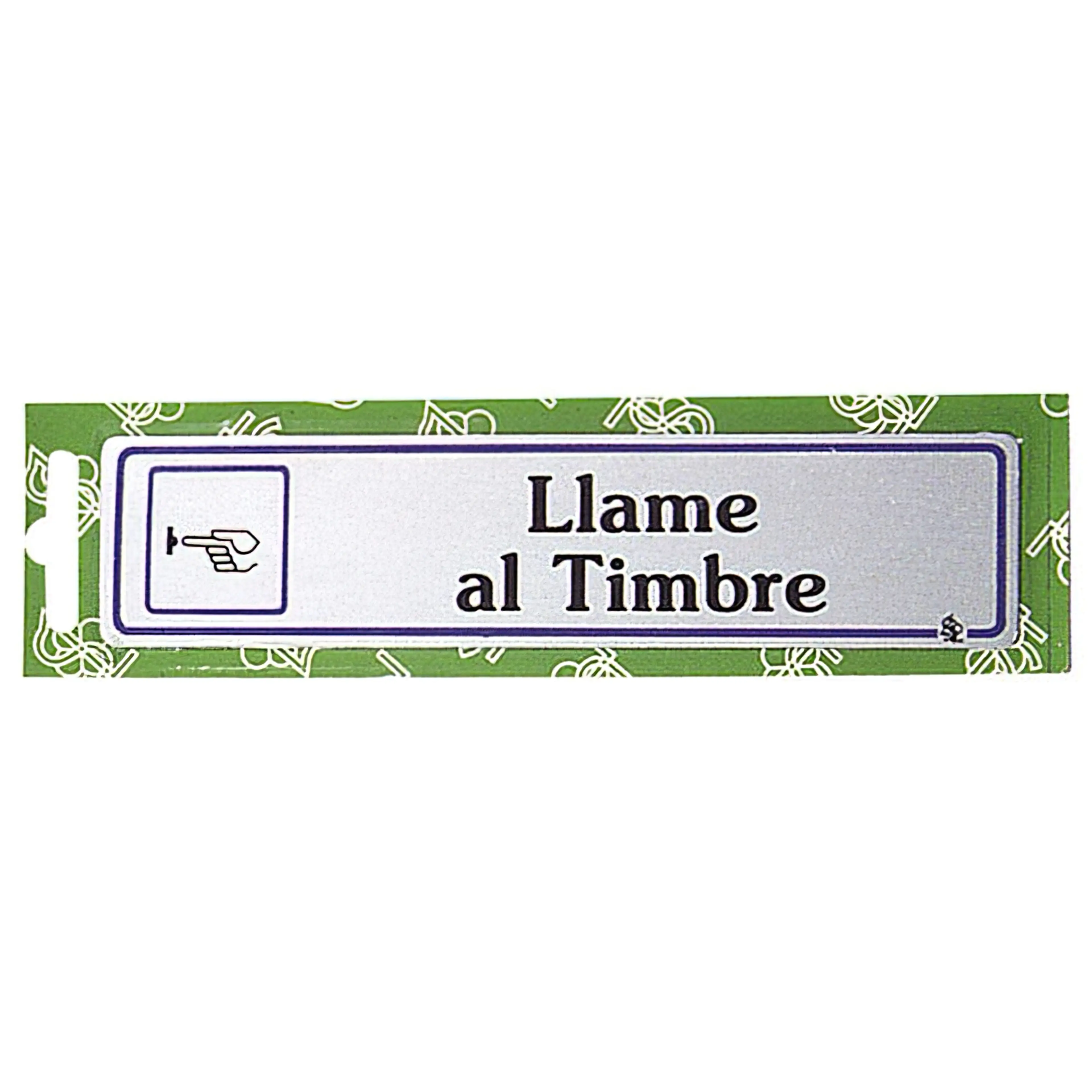 ROTULO "LLAME AL TIMBRE"